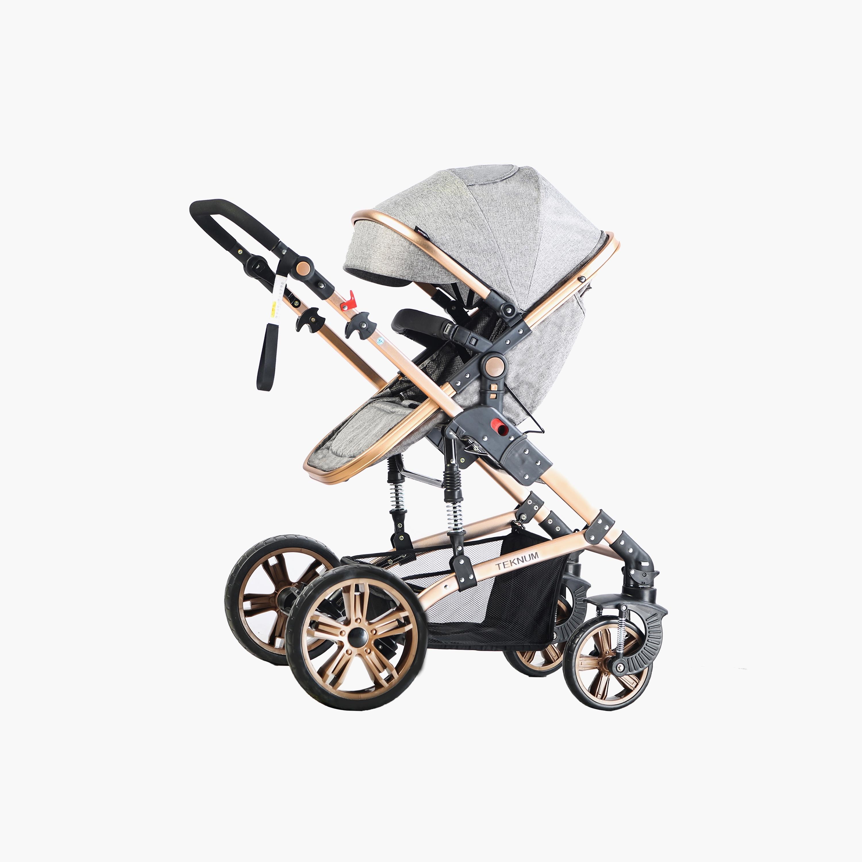 Teknum 3-in-1 Pram Stroller with Canopy-baby-gear-strollersandprams-strollers-image-3