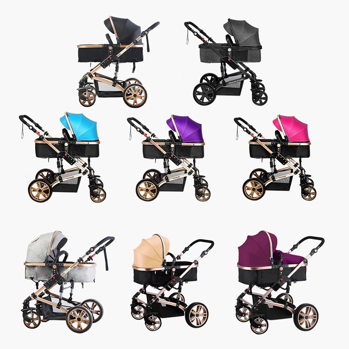 Teknum 3-in-1 Pram Stroller with Canopy-baby-gear-strollersandprams-strollers-image-7