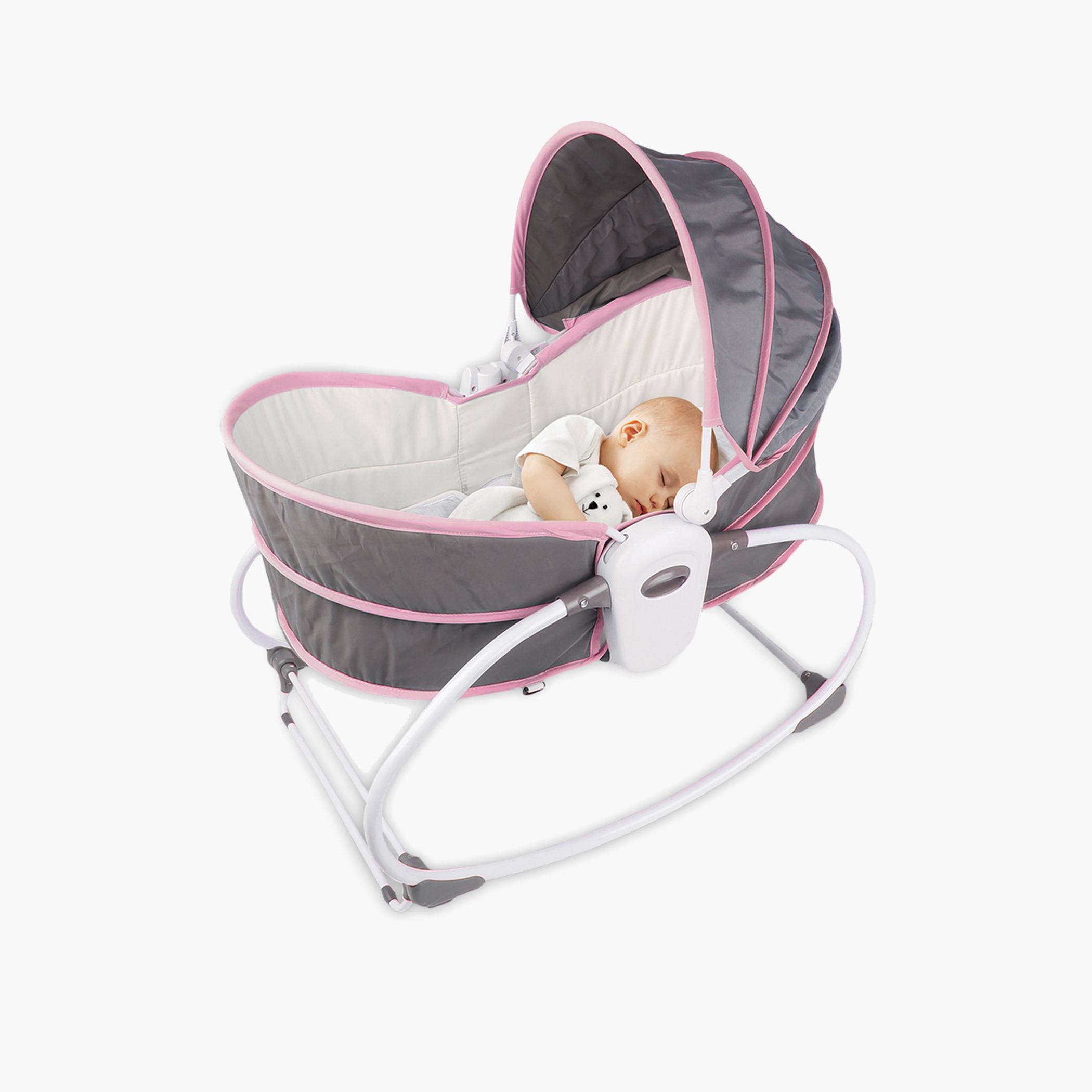 Buy Teknum 5 in 1 Cozy Rocker Bassinet with Awning and Mosquito