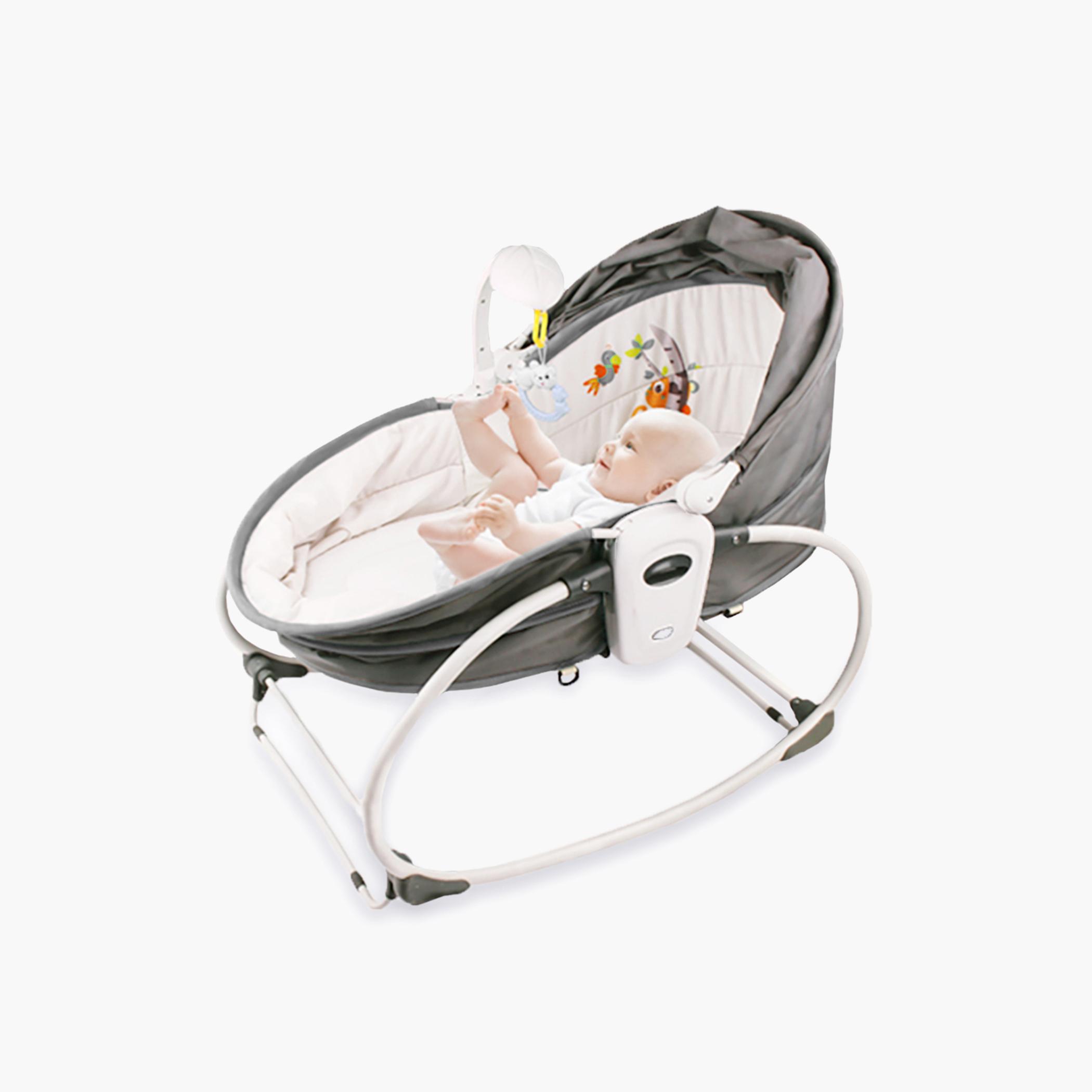 Teknum 5-in-1 Cozy Rocker Bassinet with Awning and Mosquito Net-baby-nursery-furniture-cribsandbeds-bassinets-image-1