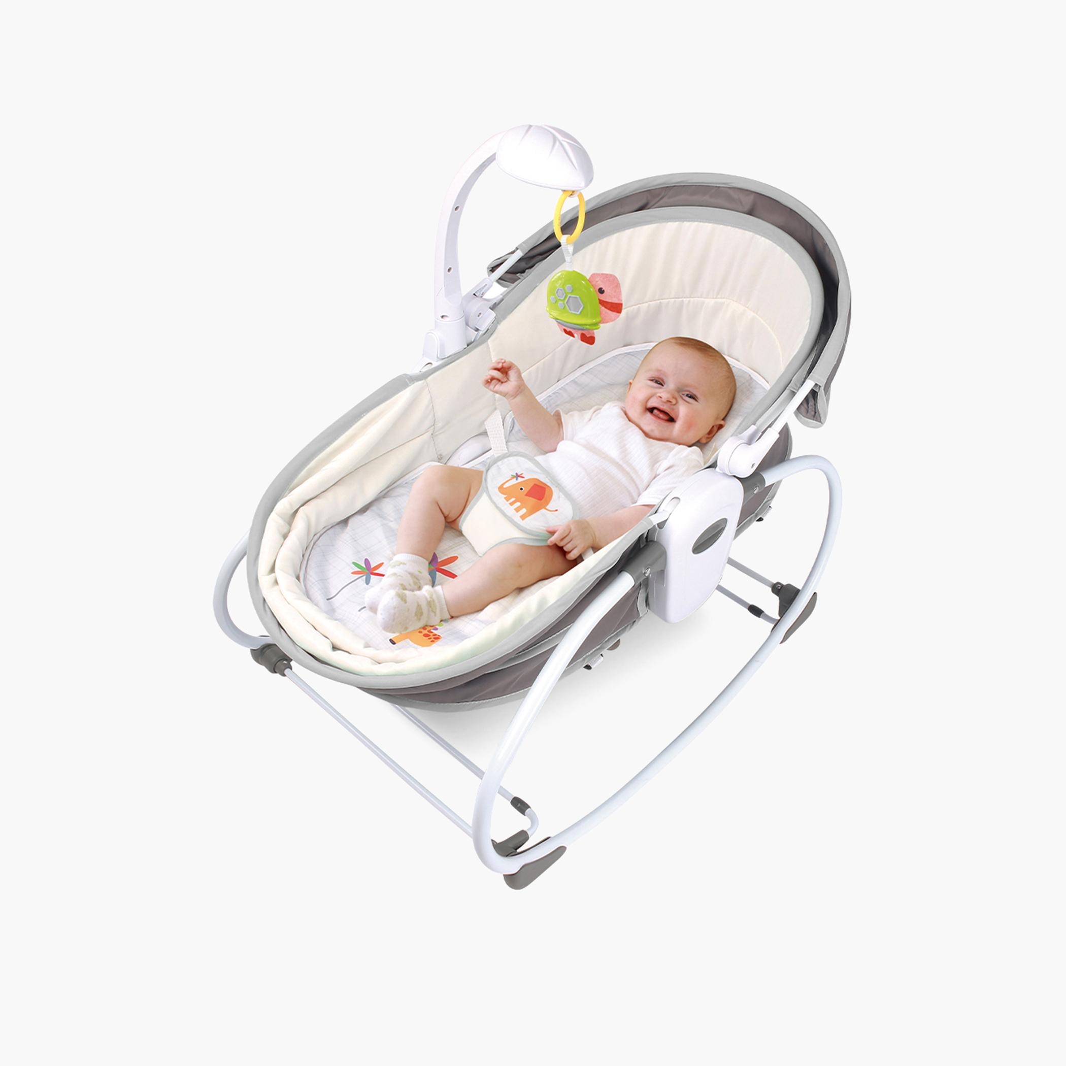 Teknum 5-in-1 Cozy Rocker Bassinet with Awning and Mosquito Net-baby-nursery-furniture-cribsandbeds-bassinets-image-2