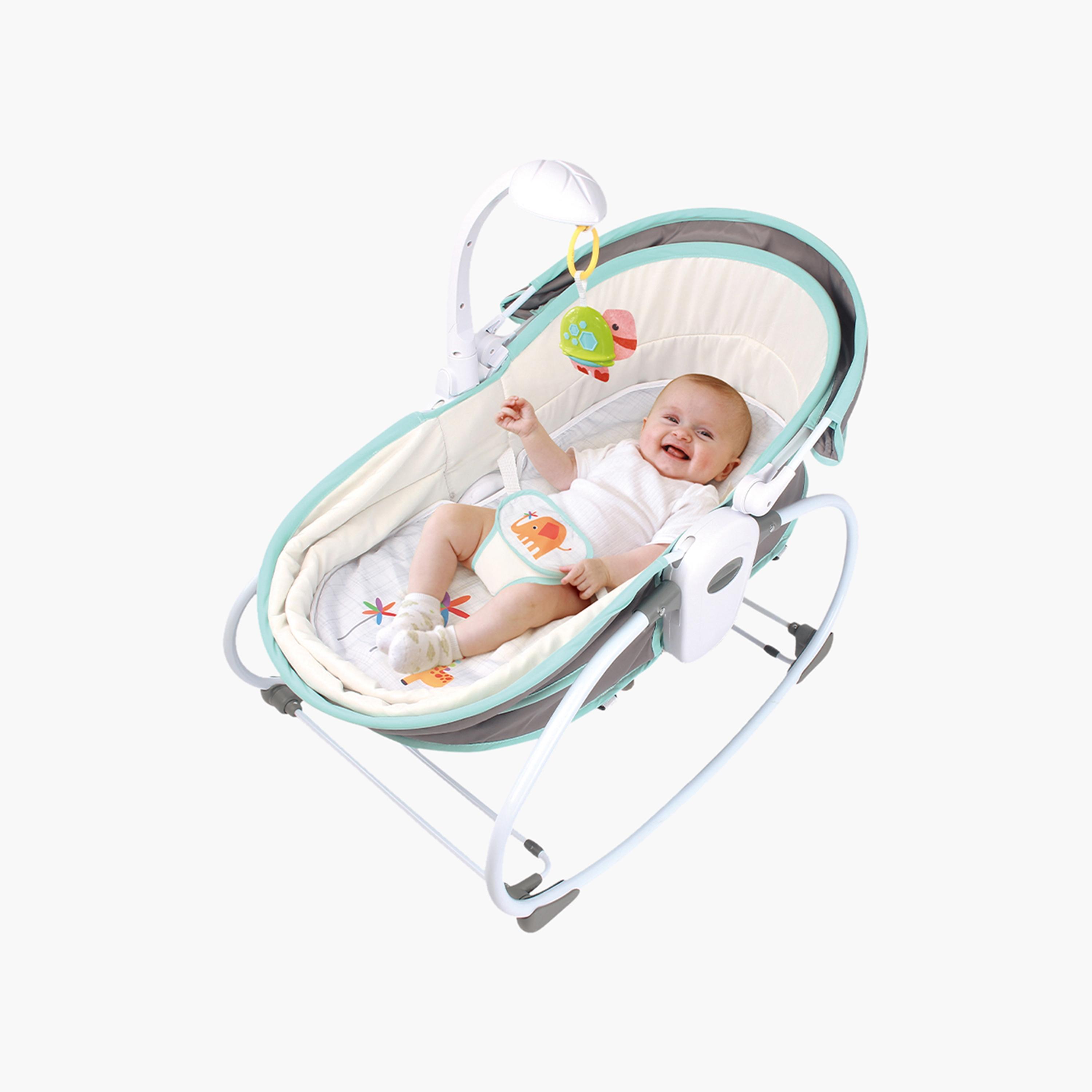 Teknum 5-in-1 Cozy Rocker Bassinet with Awning and Mosquito Net-baby-nursery-furniture-cribsandbeds-bassinets-image-2