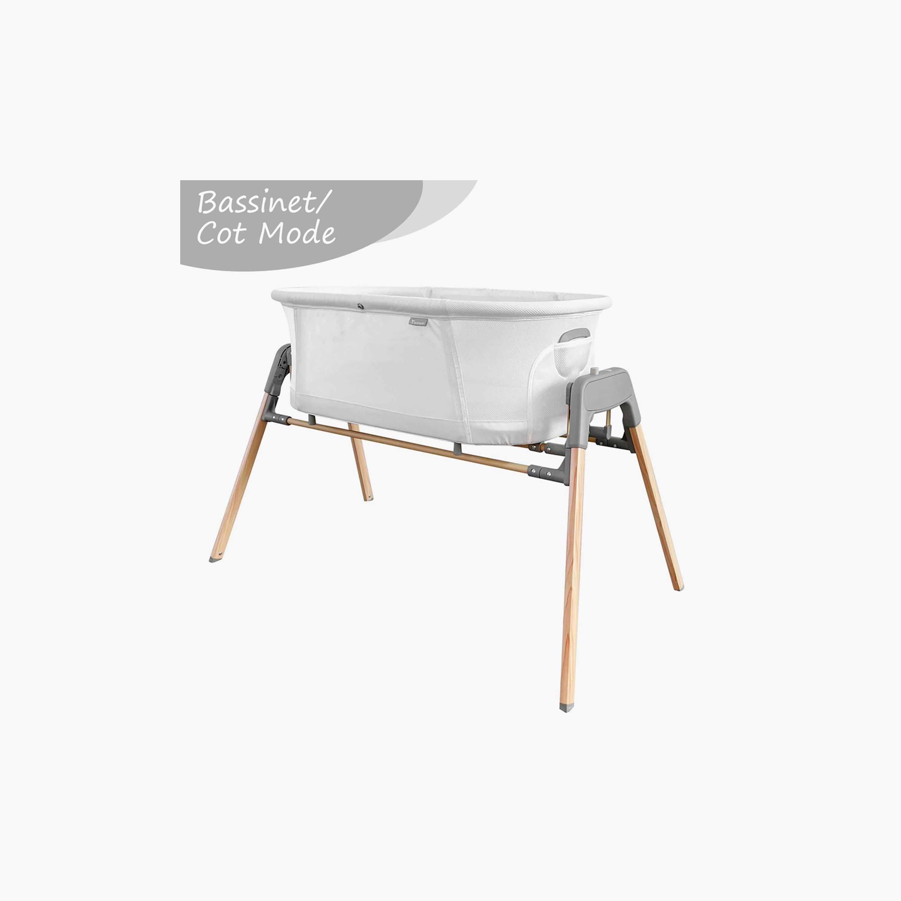 Teknum 3-in-1 Baby Rocker Bassinet Infant Crib with Mosquito Net-baby-nursery-furniture-cribsandbeds-bassinets-image-4