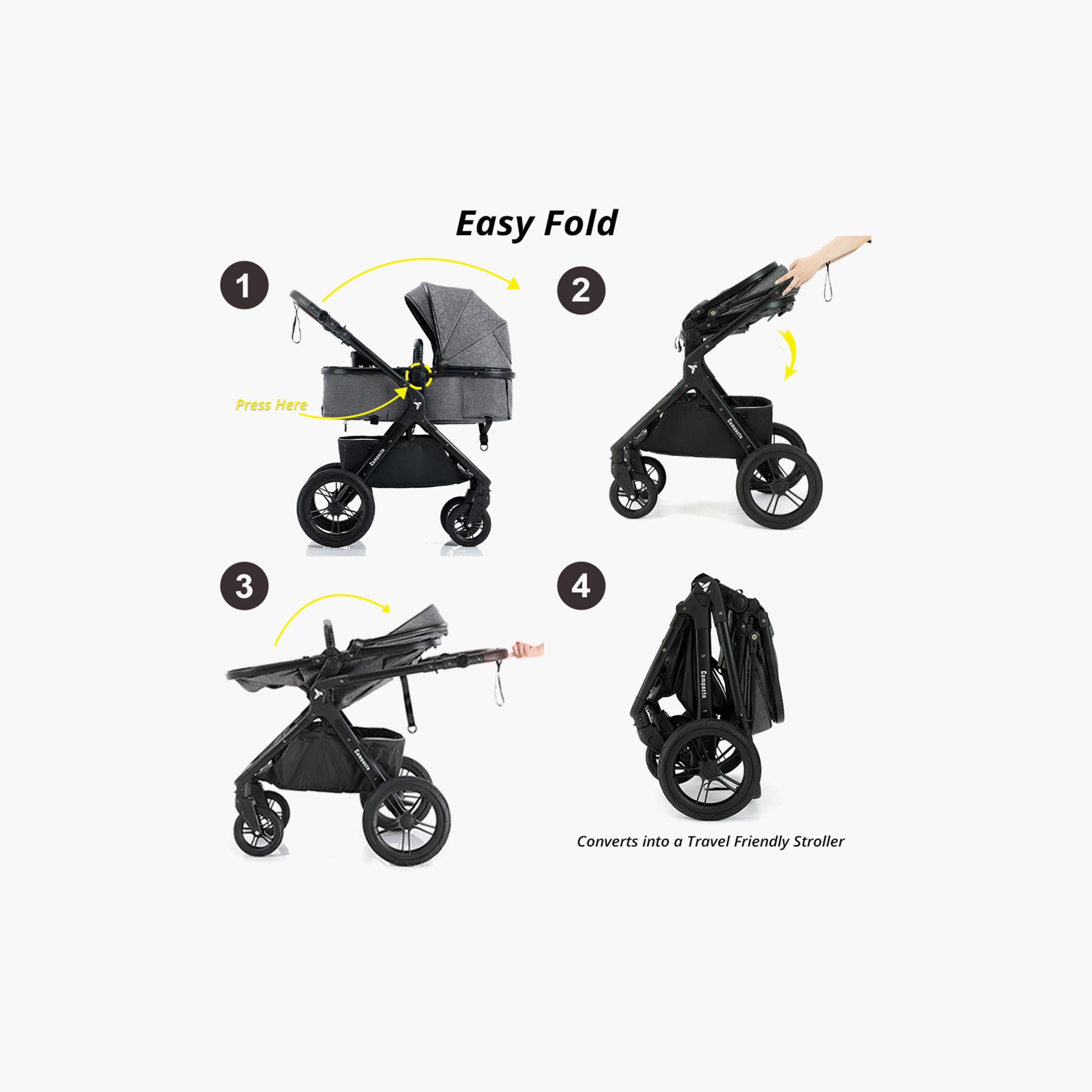 Teknum 3-in-1 Compacto Travel Baby Stroller with Canopy-baby-gear-strollersandprams-strollers-image-4