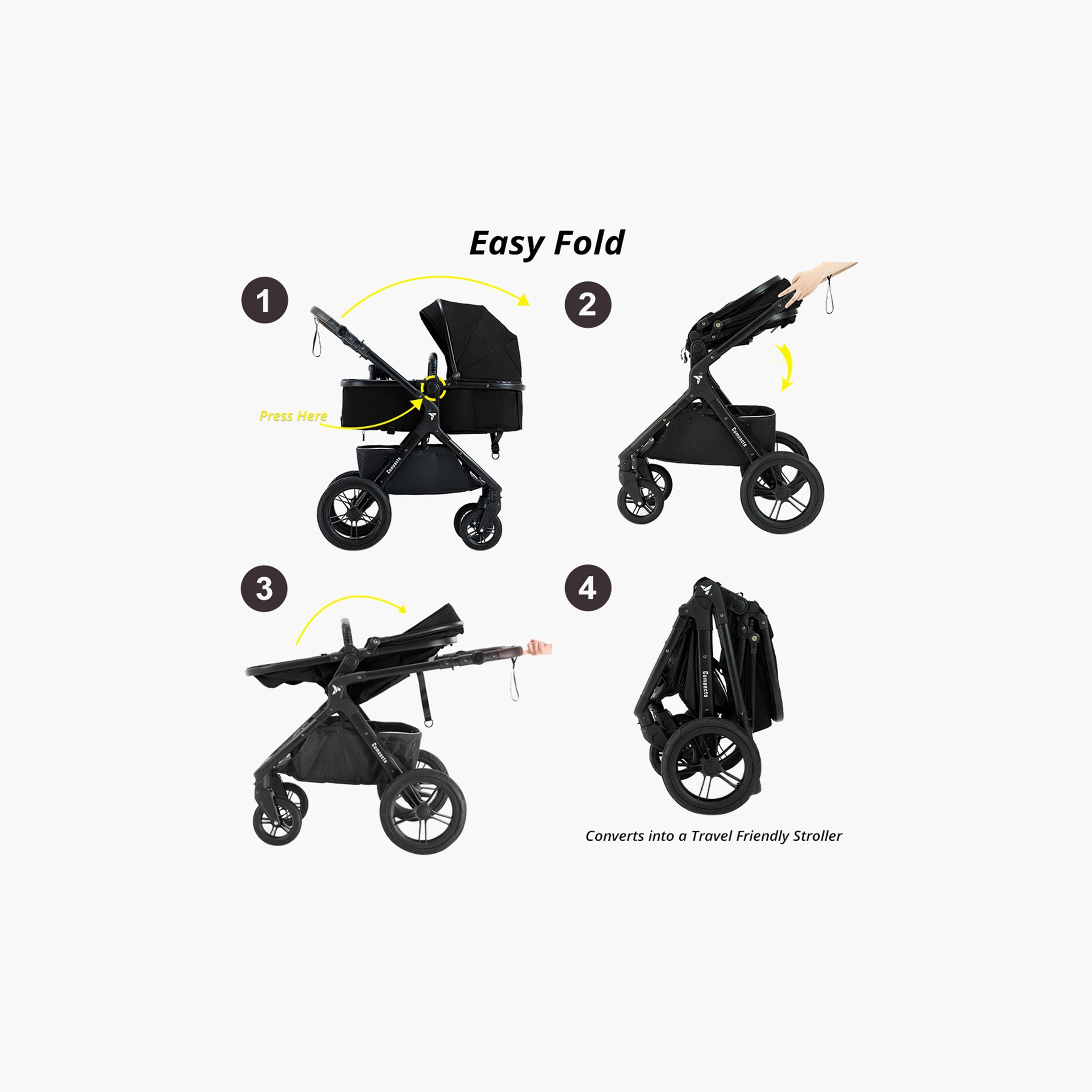 Teknum 3-in-1 Compacto Travel Stroller-baby-gear-strollersandprams-strollers-image-3