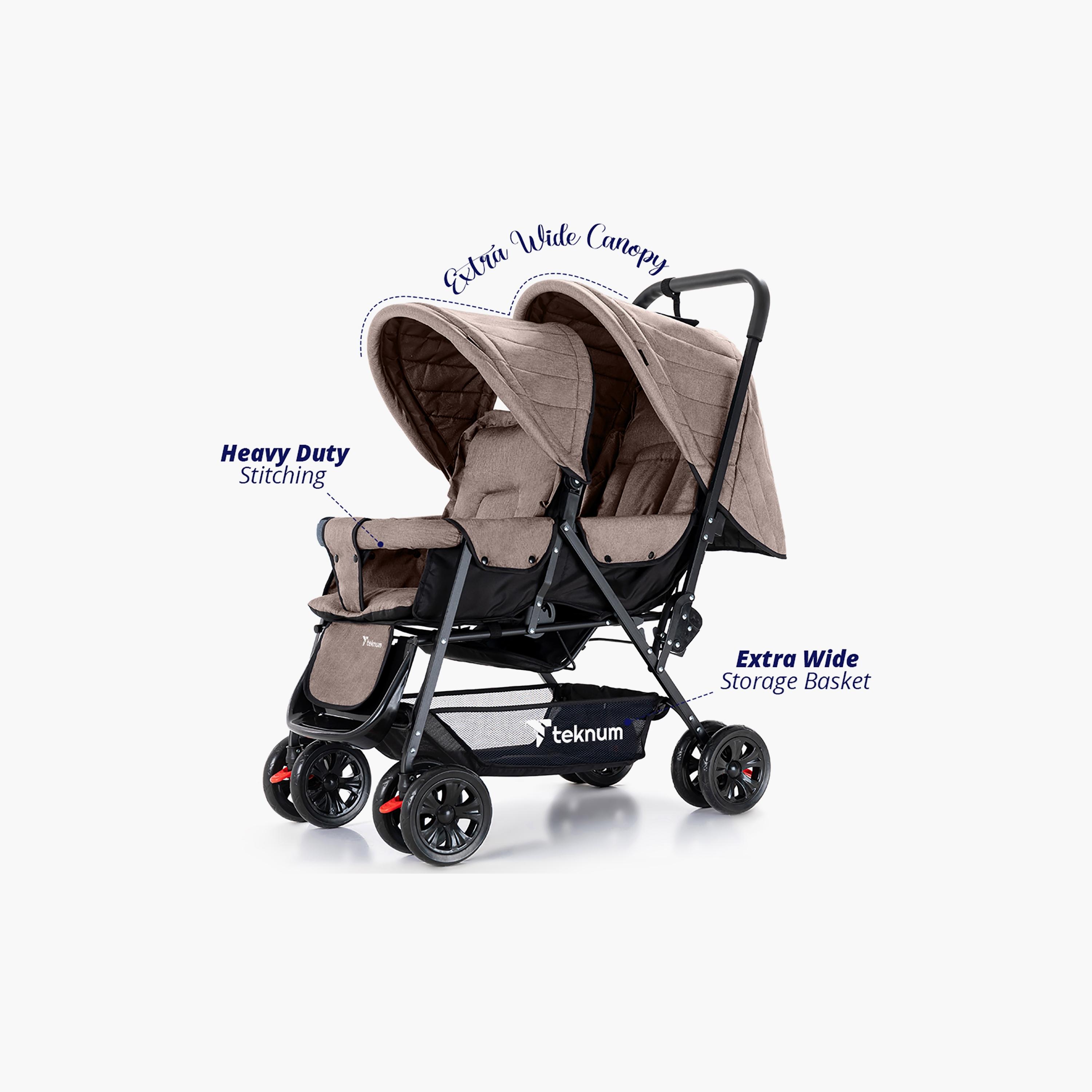 Teknum Double Baby Stroller-baby-gear-strollersandprams-strollers-image-4