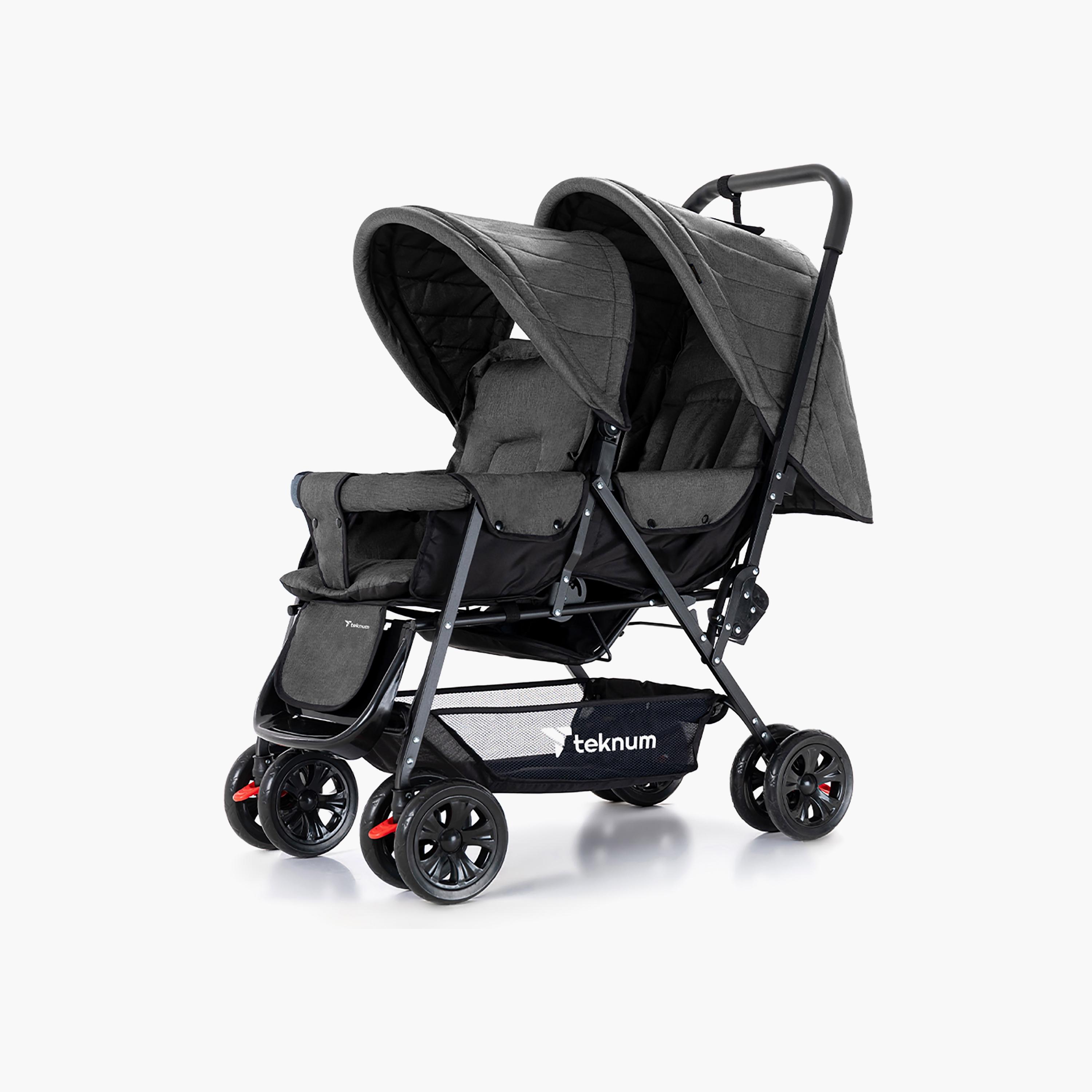 Teknum Double Baby Stroller with Canopy-baby-gear-strollersandprams-strollers-image-1