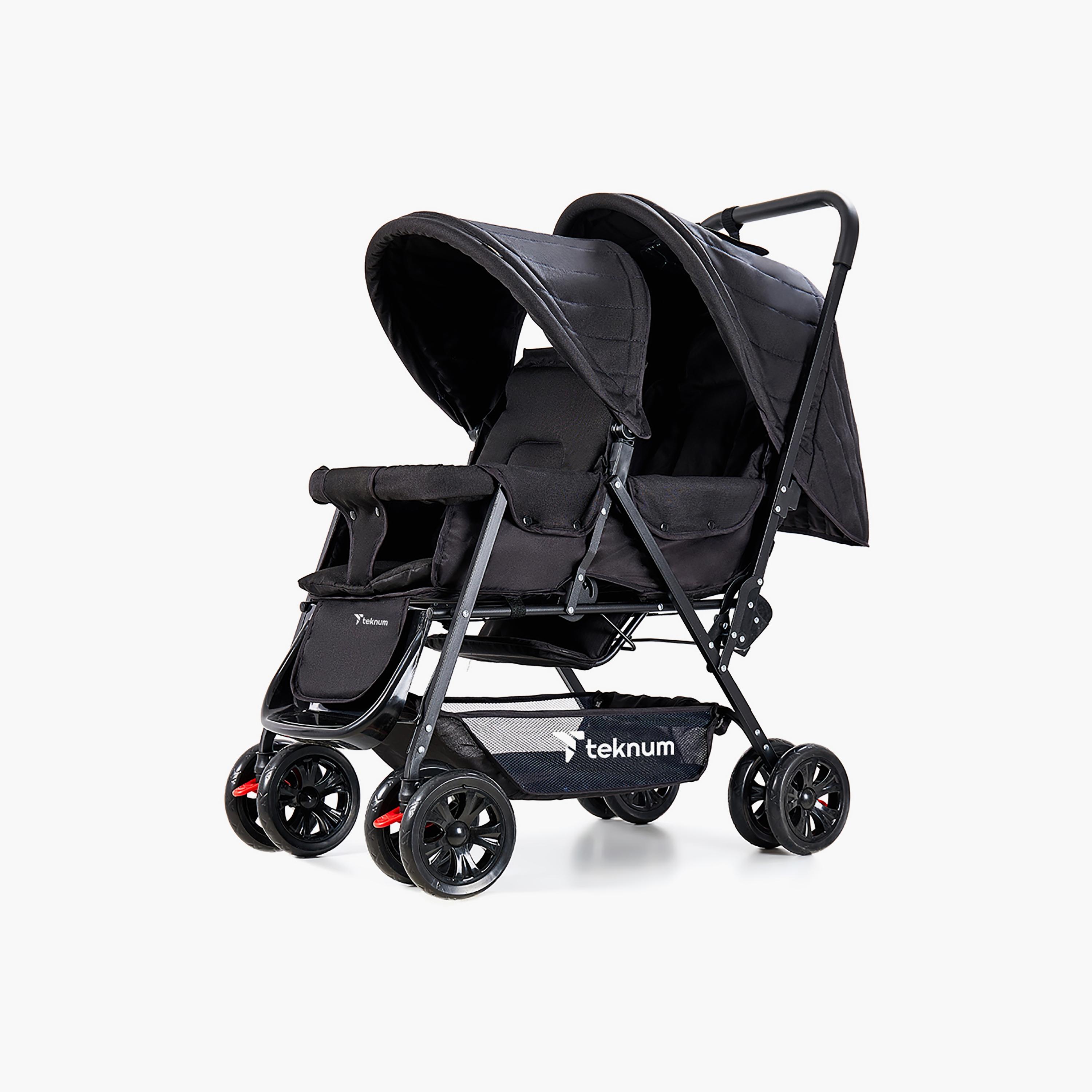 Teknum Double Baby Stroller with Canopy-baby-gear-strollersandprams-strollers-image-1