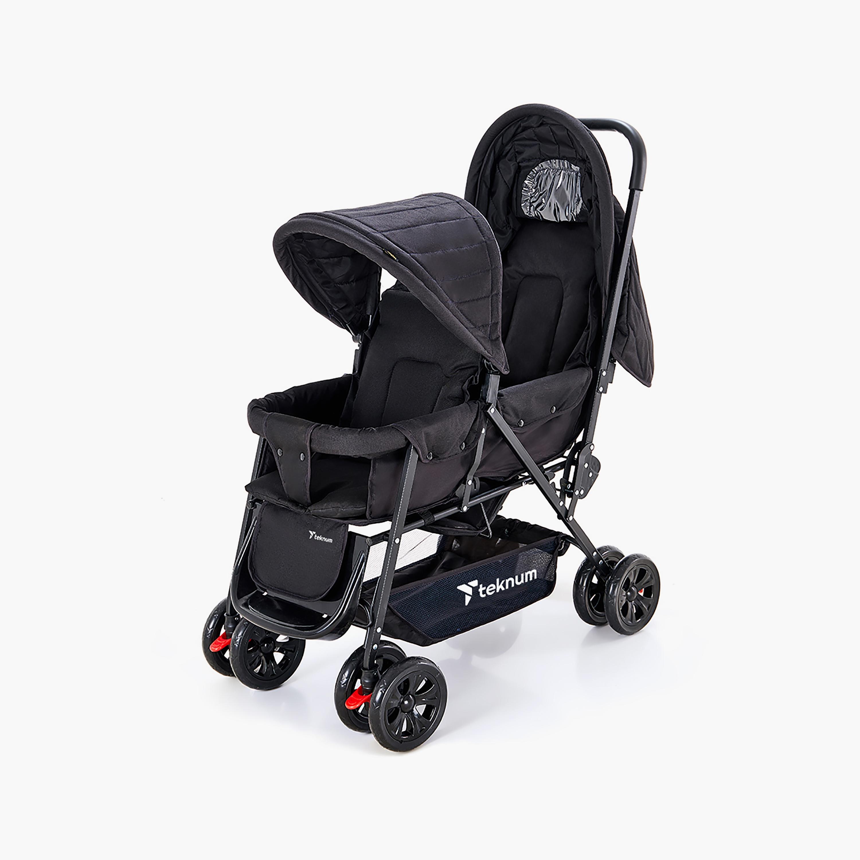 Teknum Double Baby Stroller with Canopy-baby-gear-strollersandprams-strollers-image-5