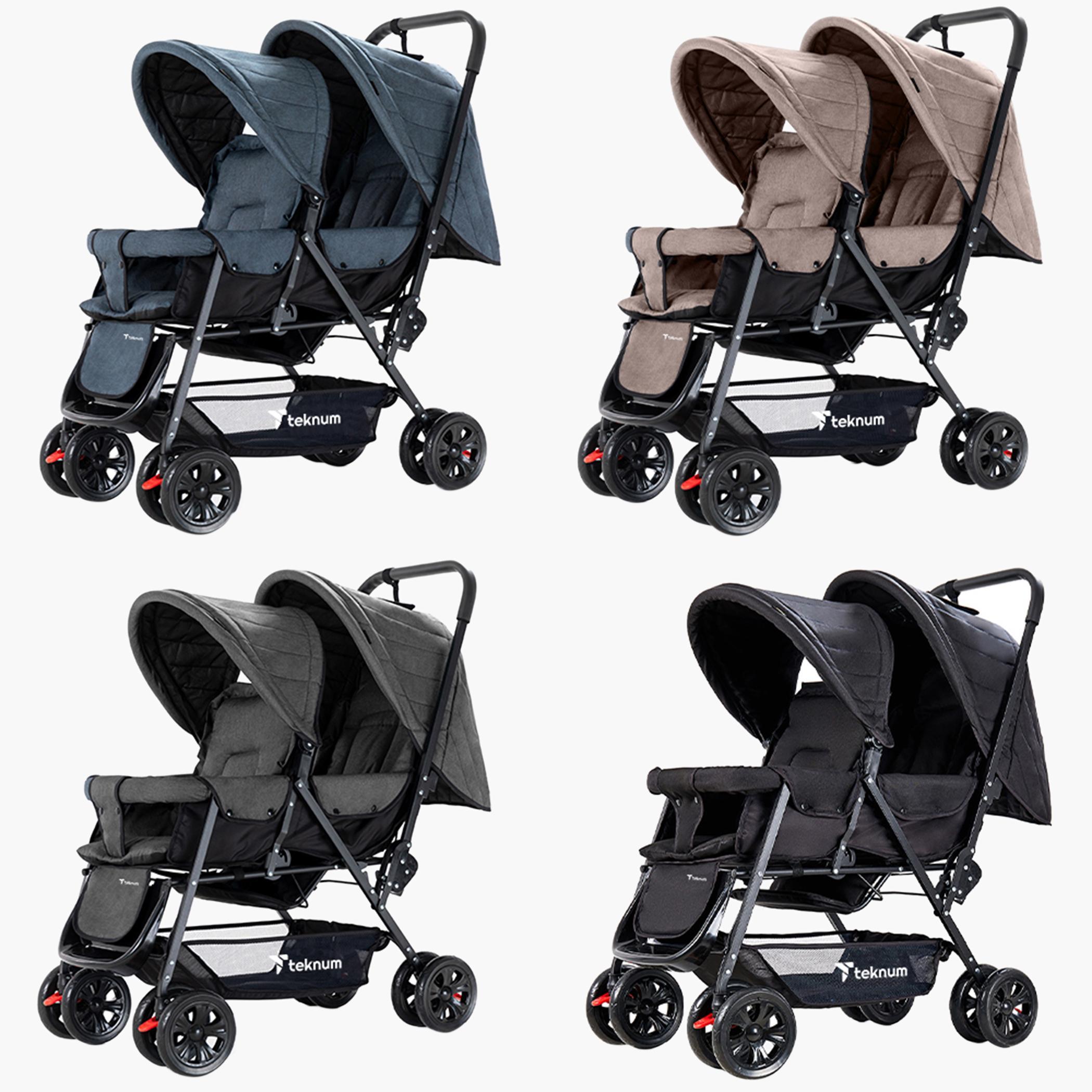 Teknum Double Baby Stroller with Canopy-baby-gear-strollersandprams-strollers-image-7