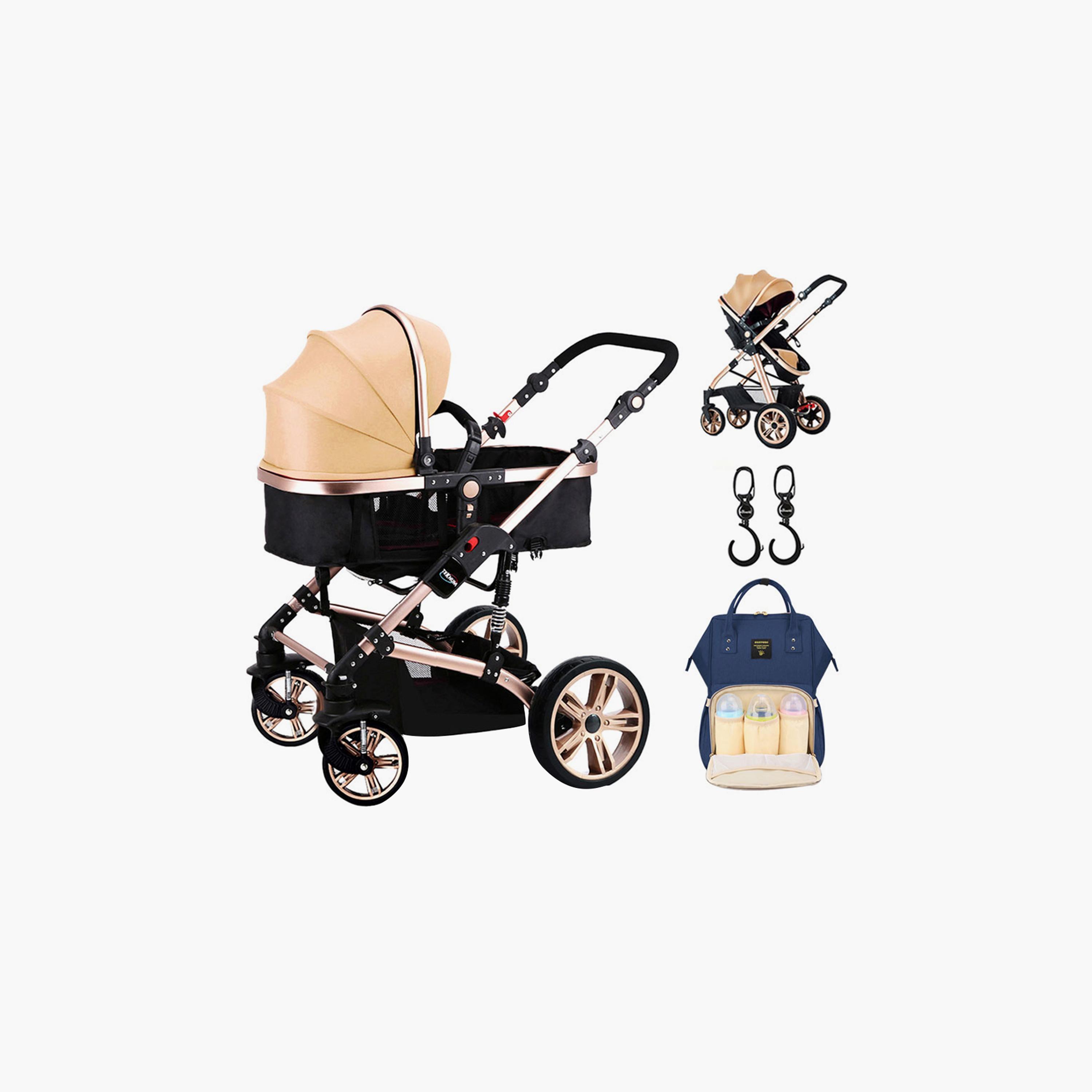Teknum 3-in-1 Stroller with Diaper Bag and Hooks-baby-gear-strollersandprams-strollers-image-3