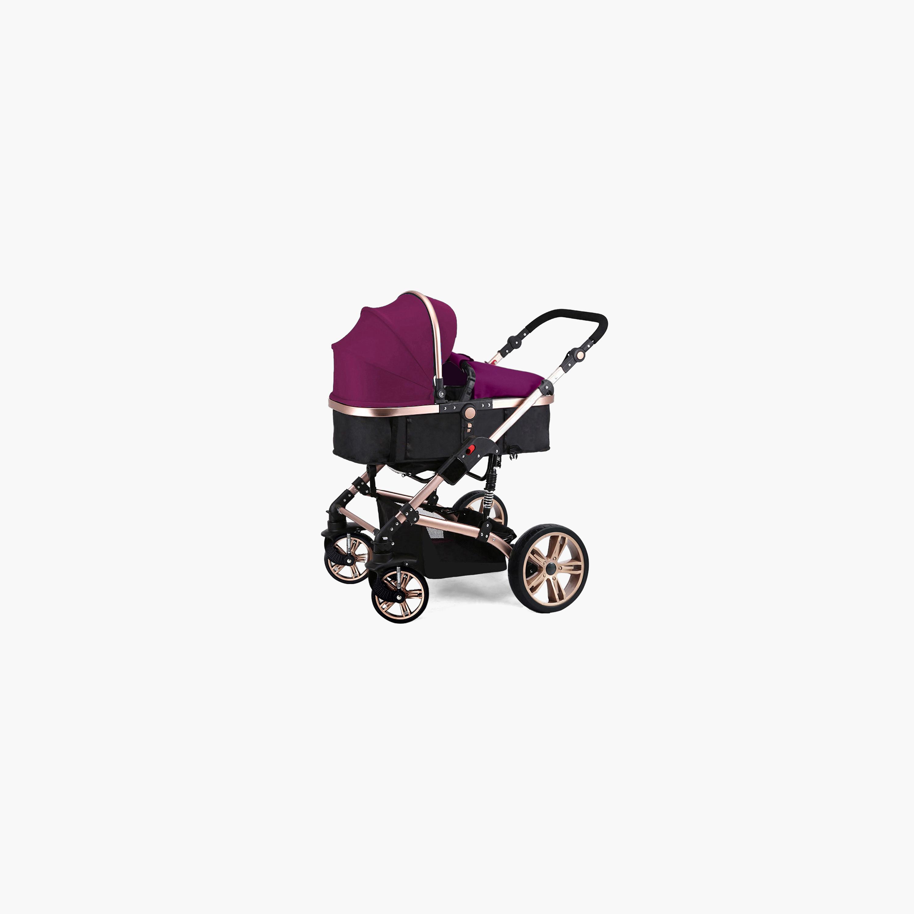 Teknum 3-in-1 Pram Stroller and Sunveno Diaper Tote Bag-baby-gear-strollersandprams-strollers-image-12