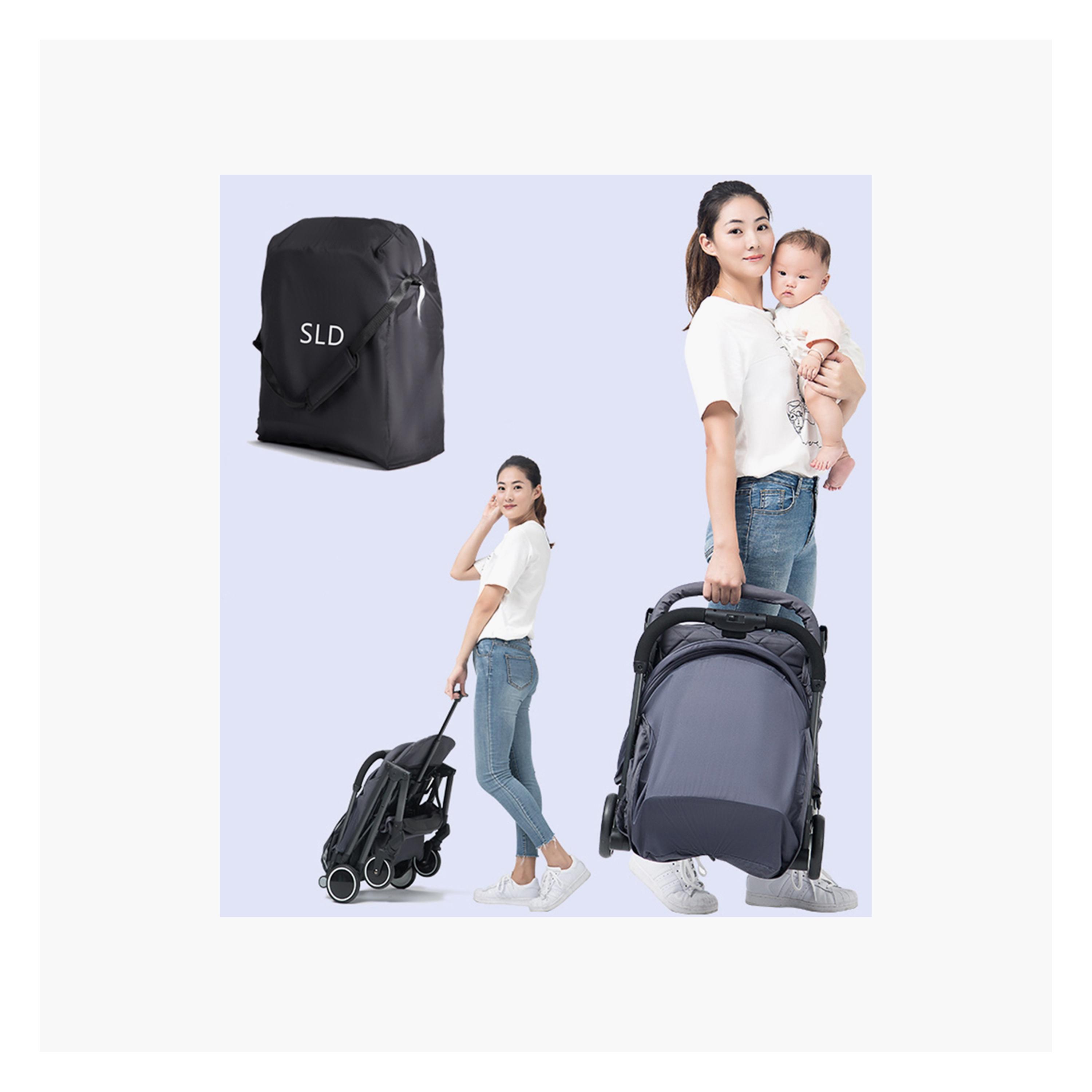 Teknum Travel Lite Stroller Alameda Diaper Backpack Large with Hooks - Grey-baby-gear-strollersandprams-strollers-image-3