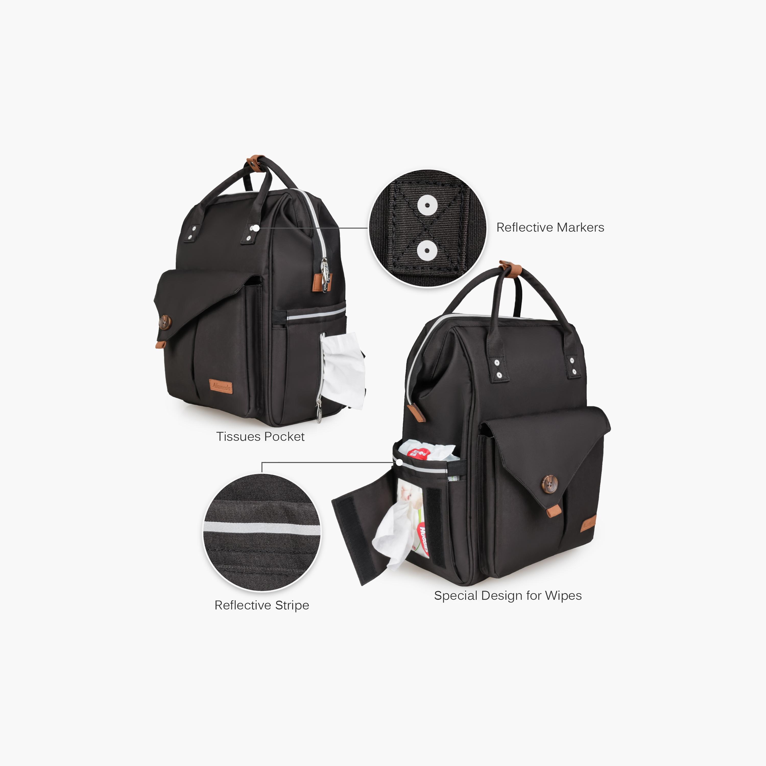 Teknum Double Stroller with Diaper Bag and Hooks-baby-gear-strollersandprams-strollers-image-5