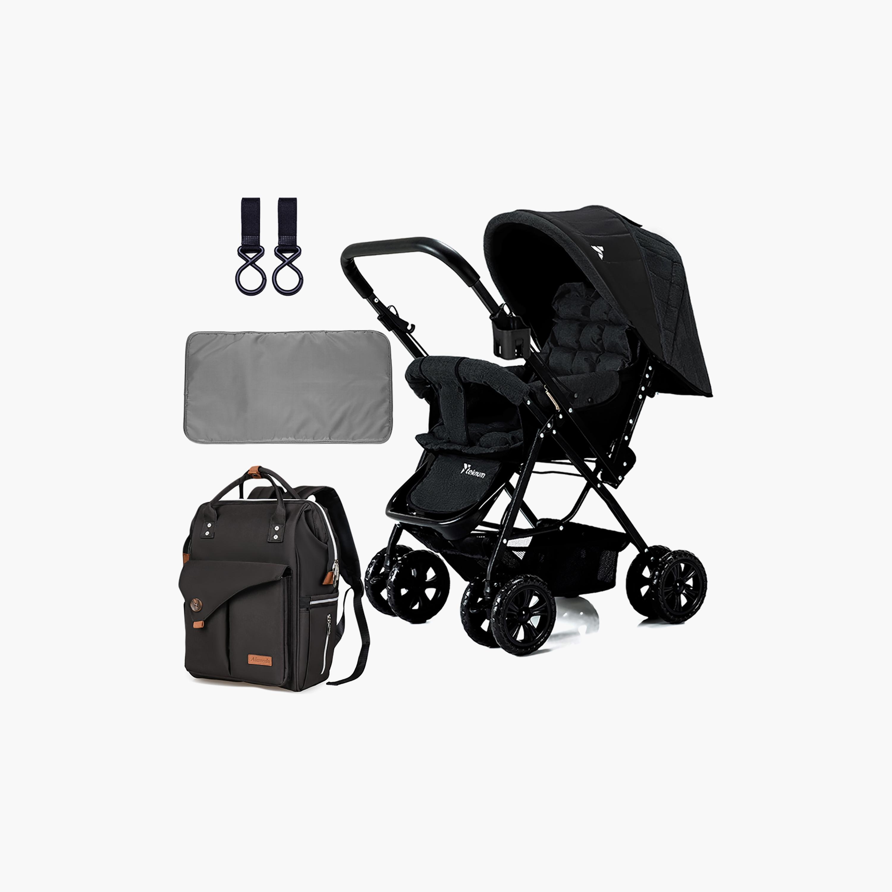 Teknum Reversible Look at Me Stroller with Diaper Bag and Changing Pad-baby-gear-strollersandprams-strollers-image-1
