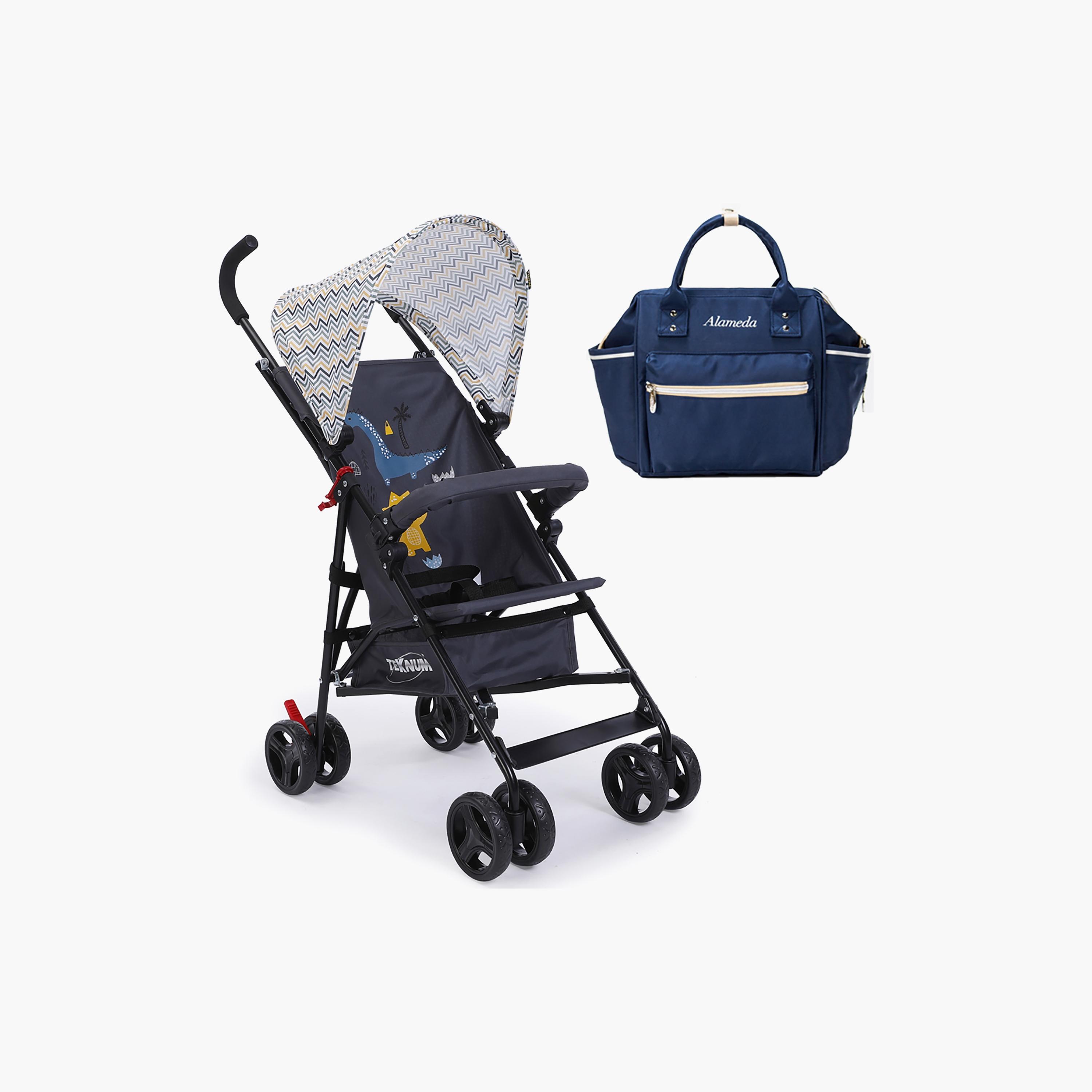 Teknum Eco-Lite Stroller with Alameda Ace Diaper Bag-baby-gear-strollersandprams-strollers-image-1