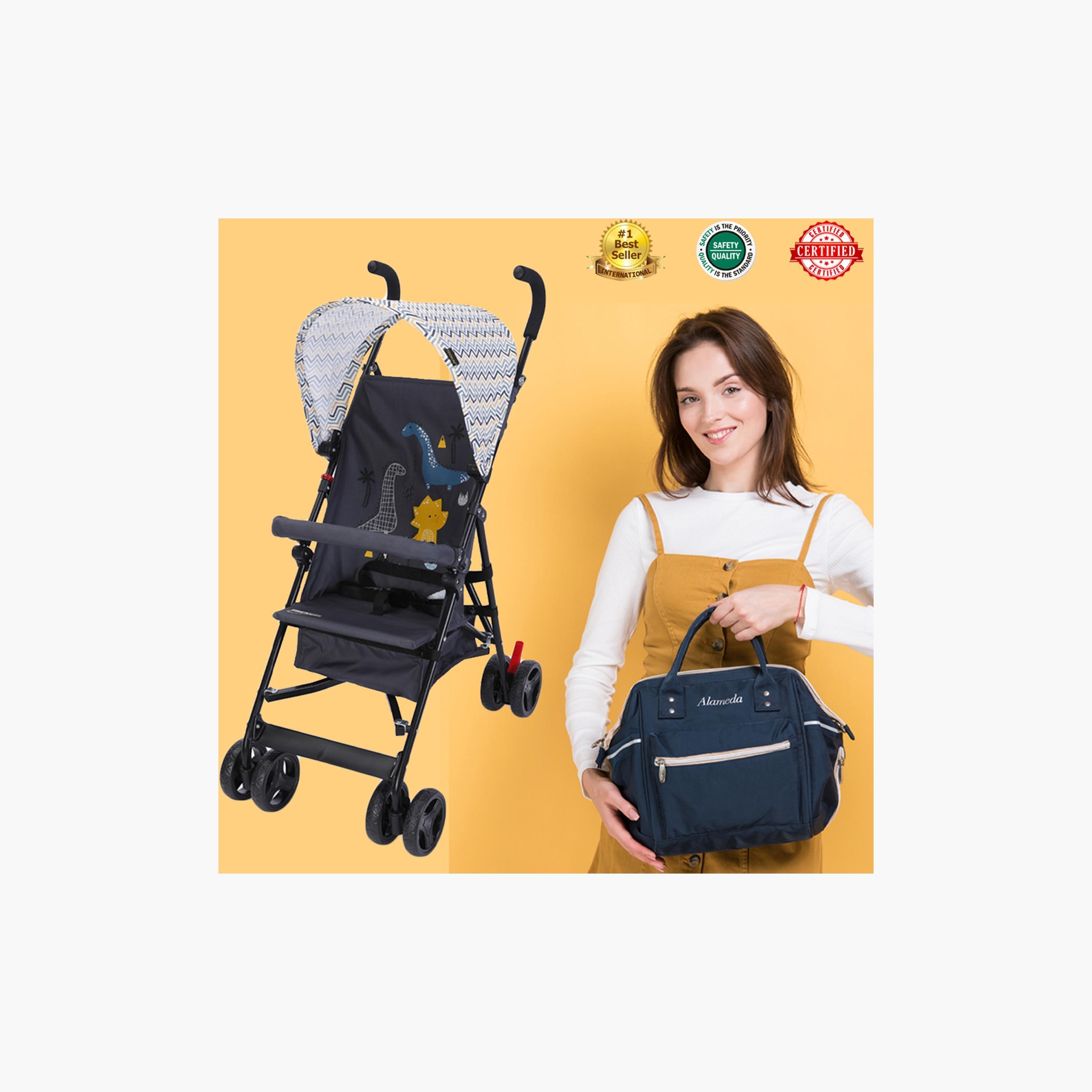 Teknum Eco-Lite Stroller with Alameda Ace Diaper Bag-baby-gear-strollersandprams-strollers-image-2