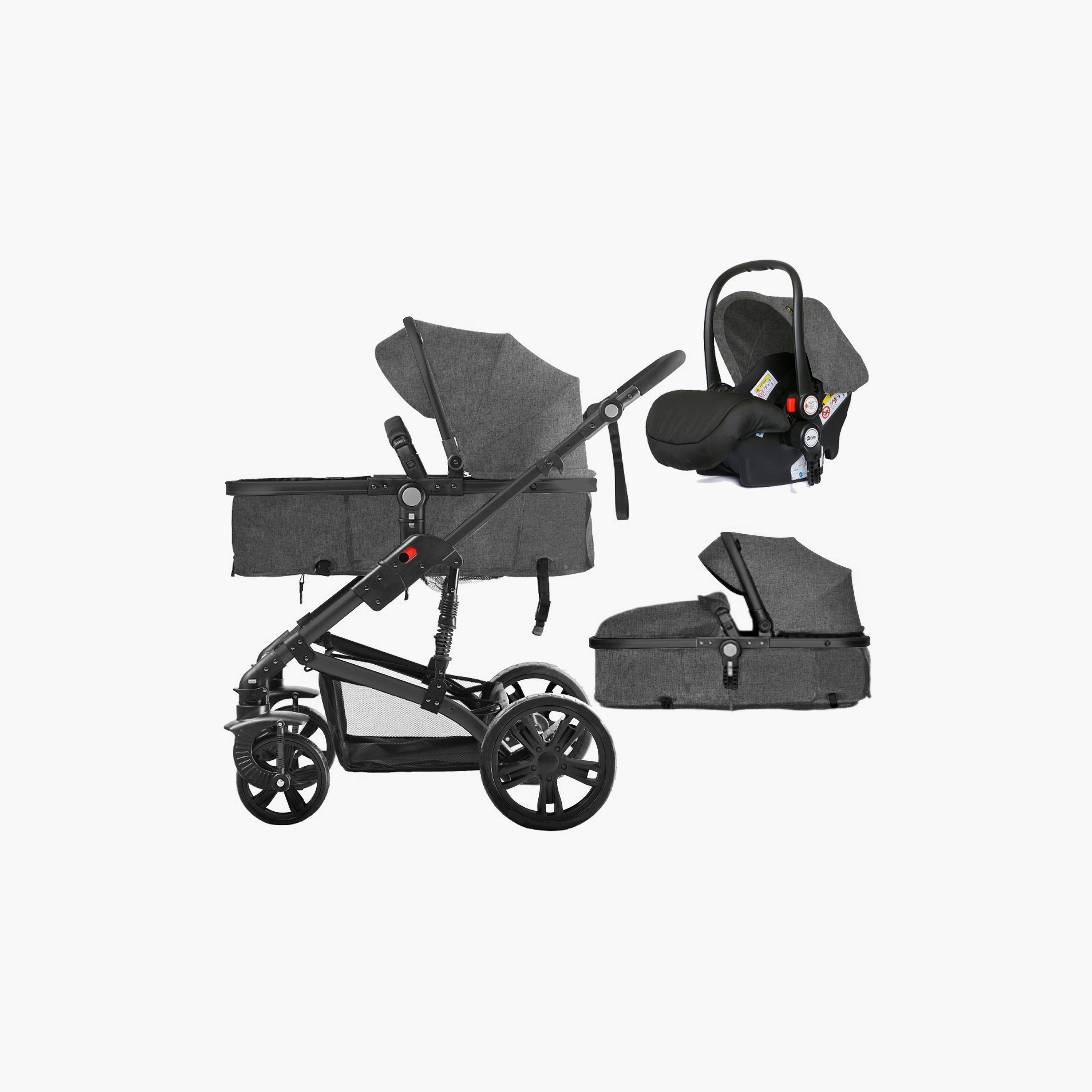 مجموعة عربة أطفال برام 3 في 1 ومقعد سيارة للرضع من تيكنوم-baby-gear-strollersandprams-travelsystems-image-2