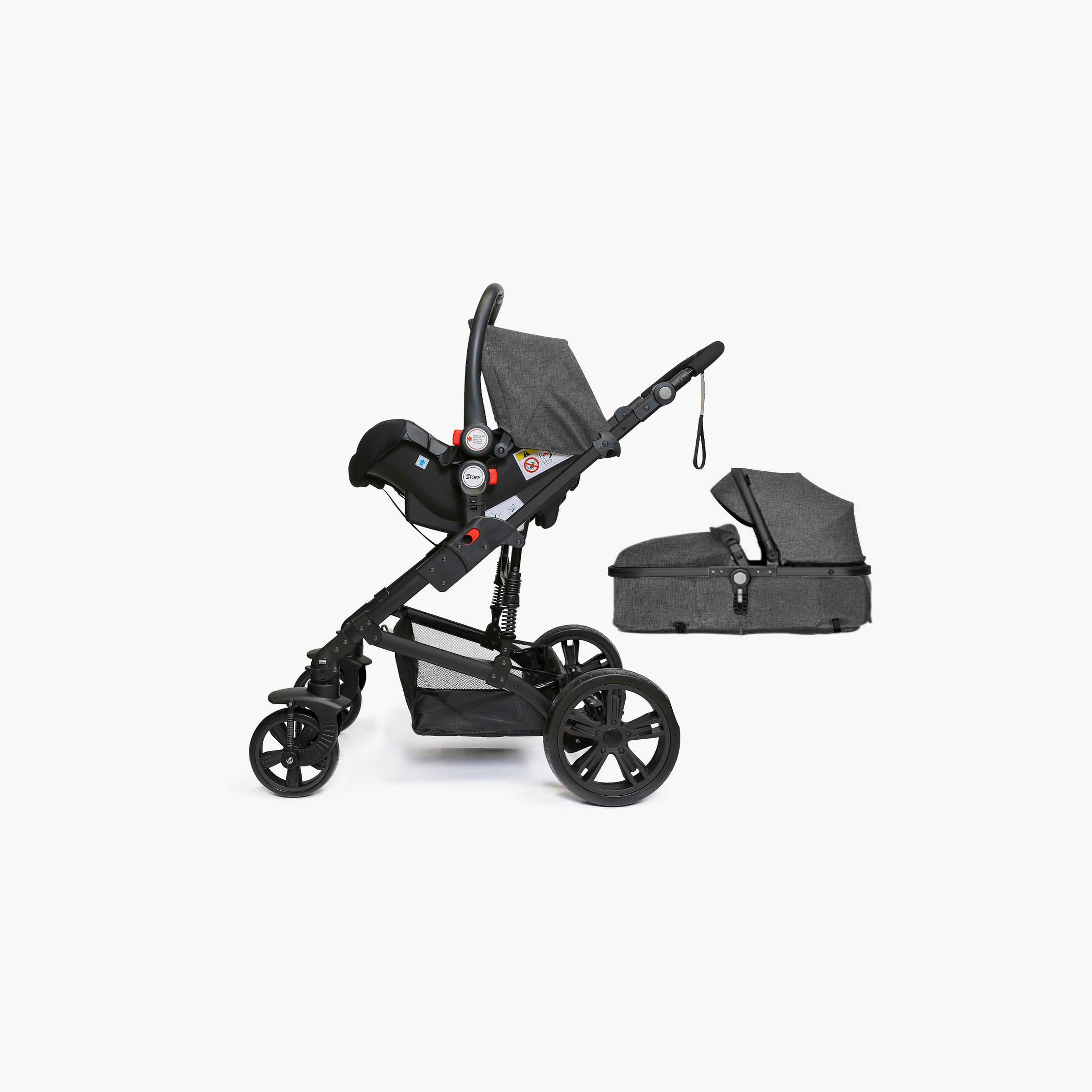 مجموعة عربة أطفال برام 3 في 1 ومقعد سيارة للرضع من تيكنوم-baby-gear-strollersandprams-travelsystems-image-3