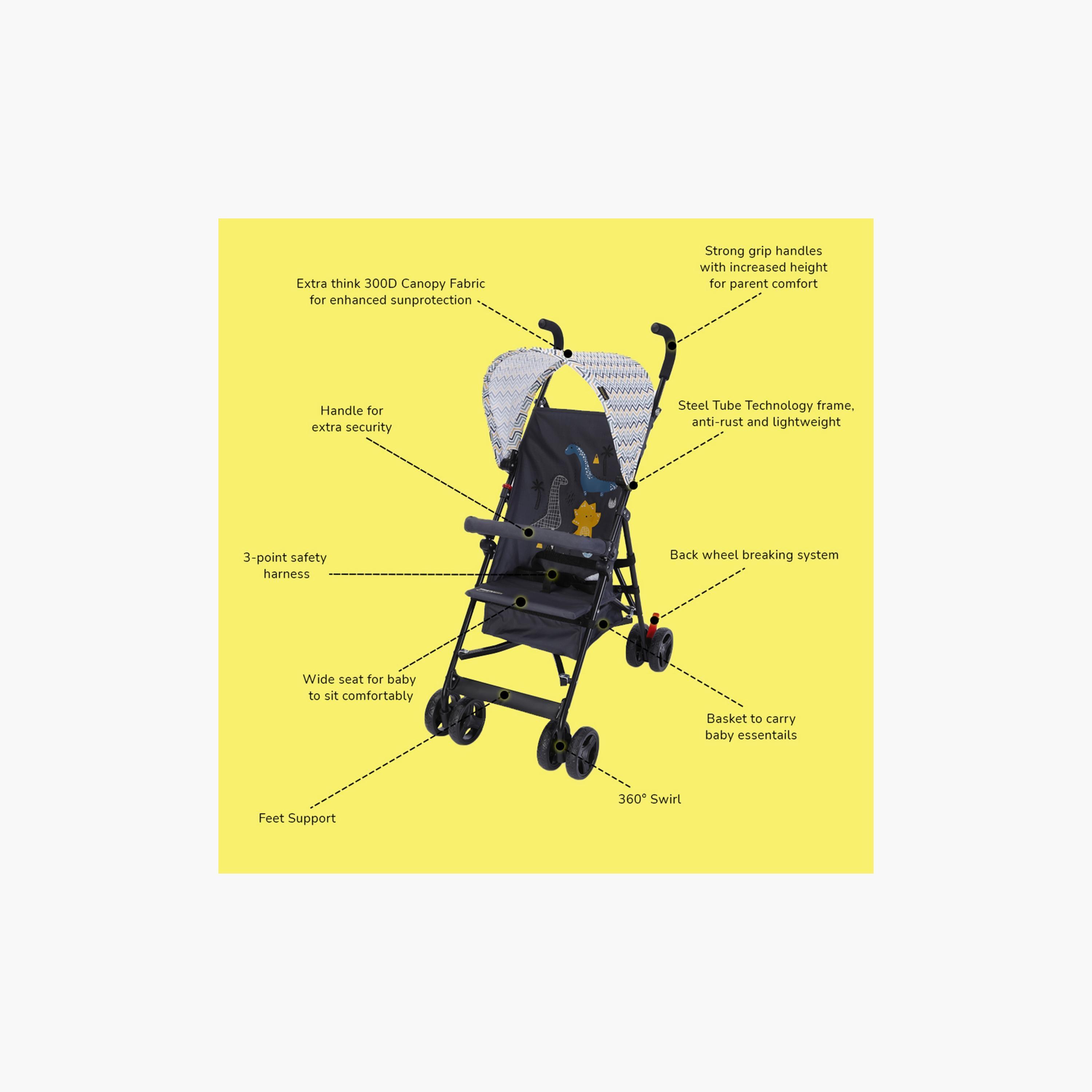 Teknum Teknum Eco Lite Stroller and Diaper Bag-baby-gear-strollersandprams-strollers-image-3