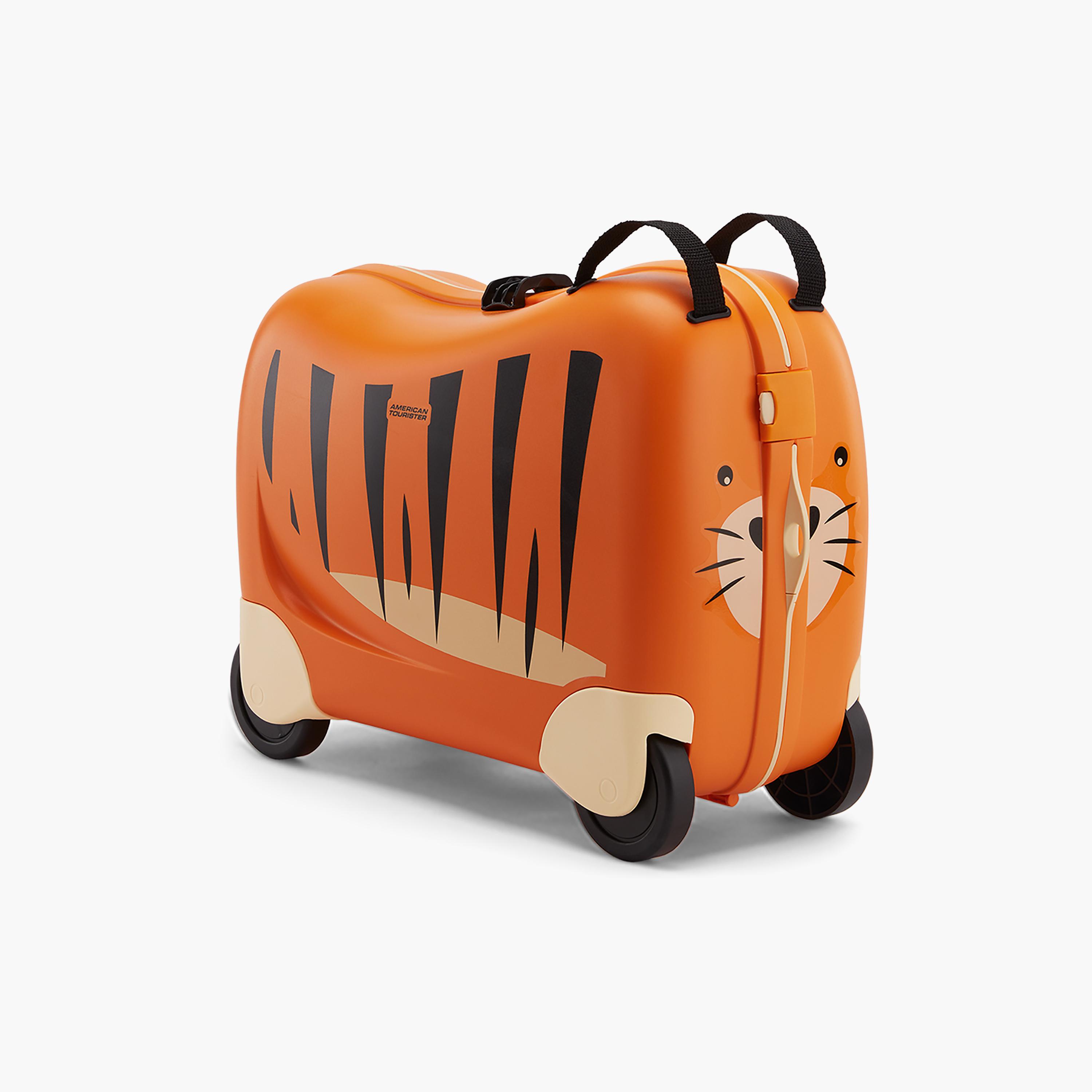American Tourister 50 CM Orange Tiger Skittle Kids Luggage with Wheels | FH096011-travel-kidstrolleyandbags-image-1