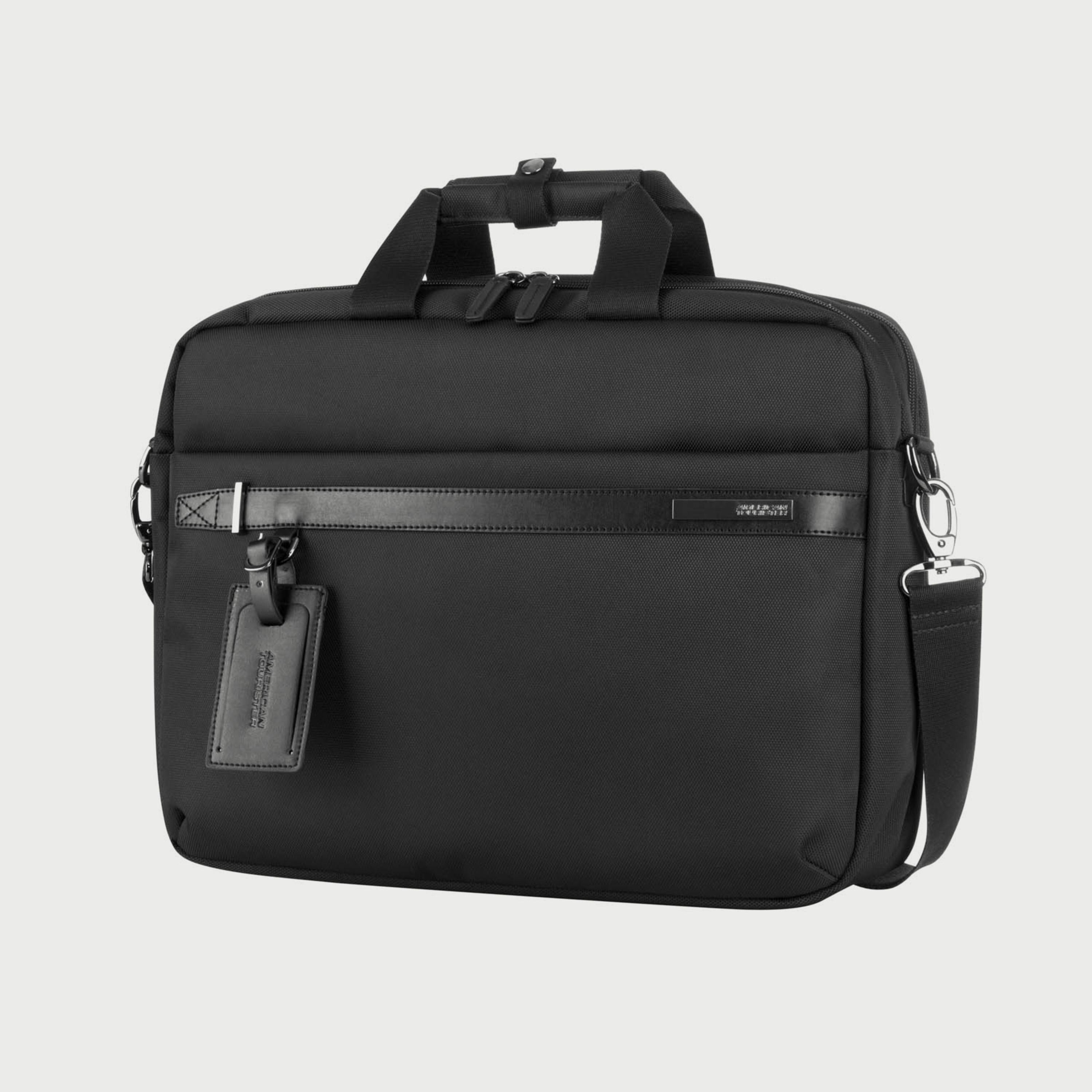 حقيبة كمبيوتر محمول من أمريكان توريستر نوبلتون مع سوداء اللون -men-bags-image-2