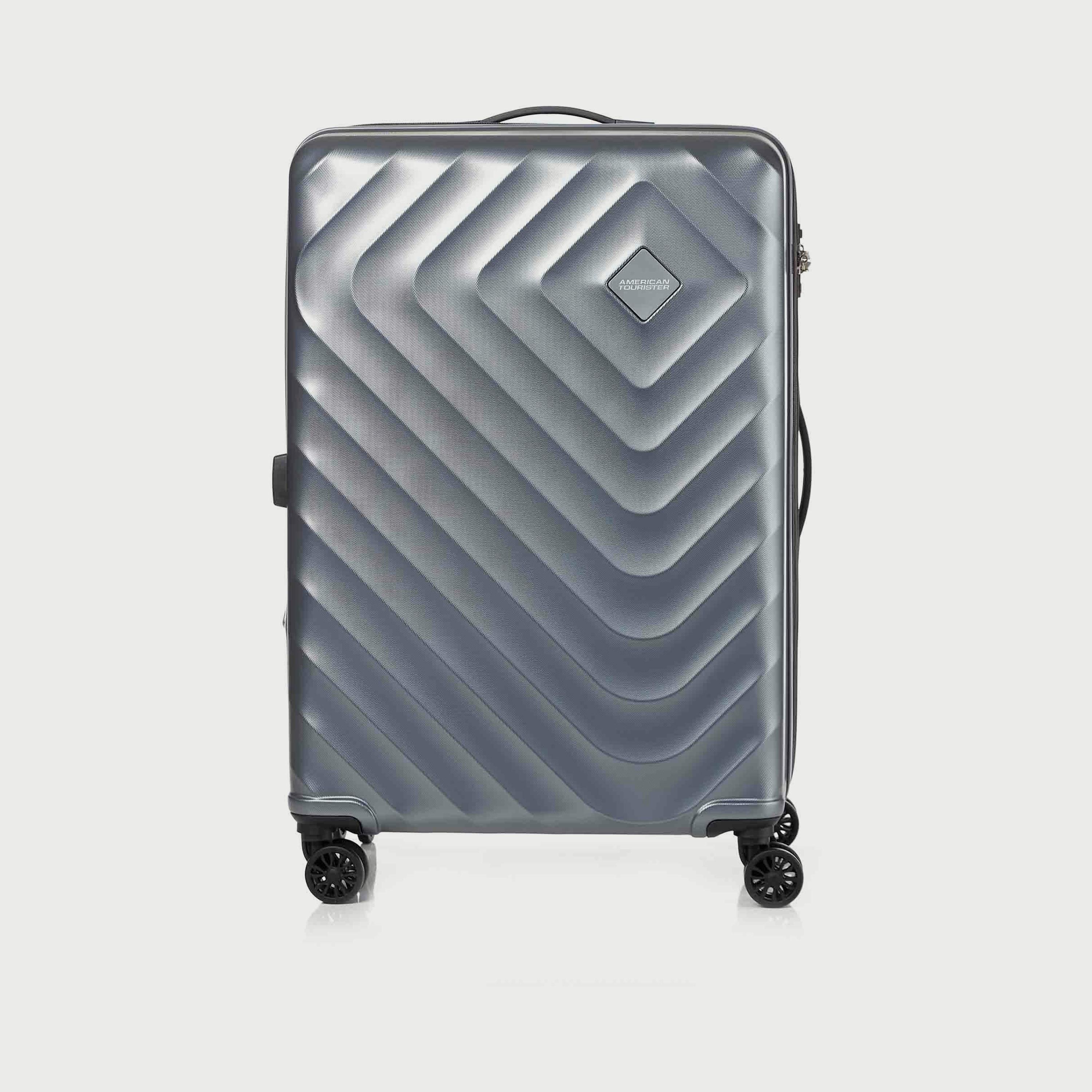 American Tourister 80 CM  Large Check-In Senna 4-Wheel Hard Trolley Spinner Silver Grey | 251-2501-004906-travel-luggagesandbags-luggage-image-2