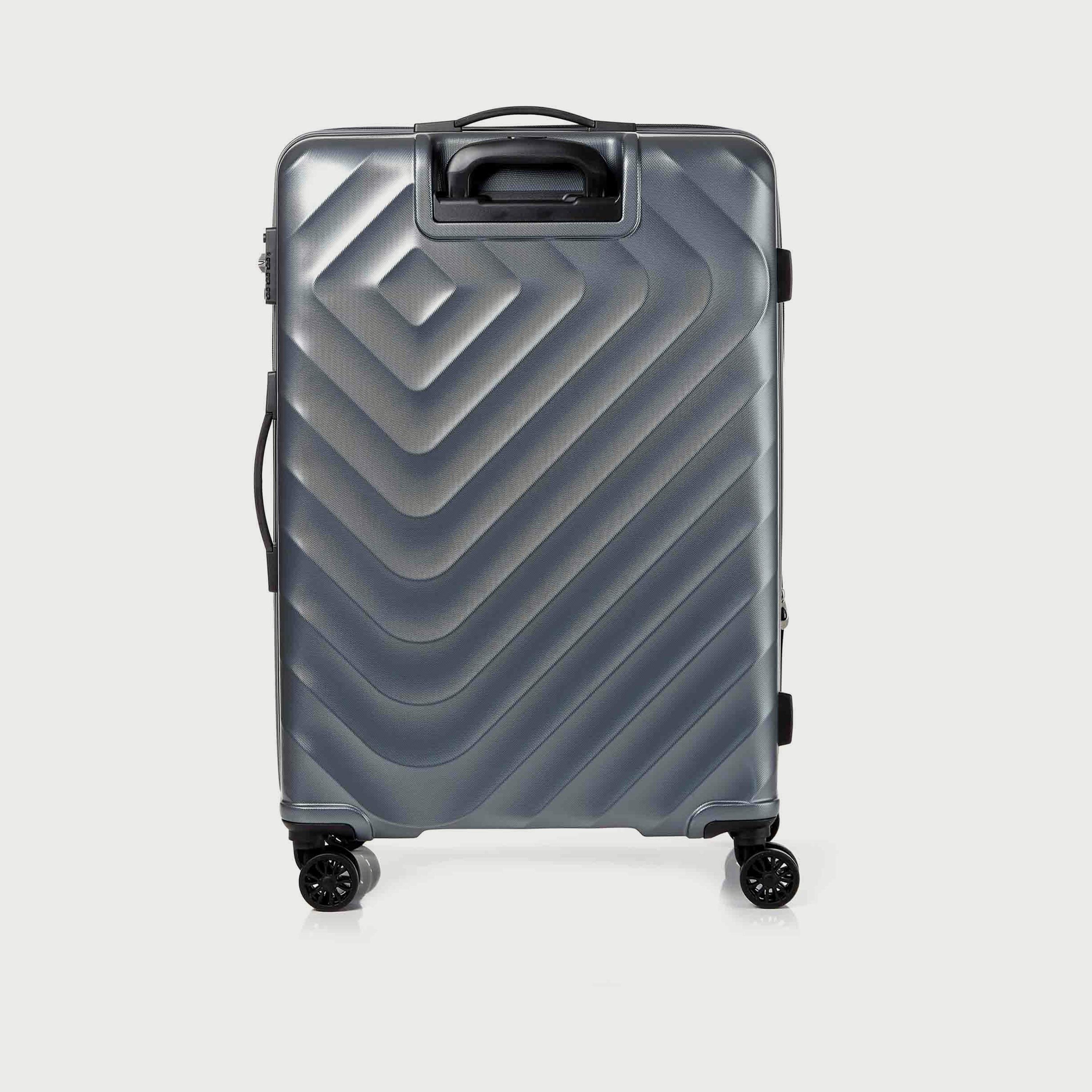 American Tourister 80 CM  Large Check-In Senna 4-Wheel Hard Trolley Spinner Silver Grey | 251-2501-004906-travel-luggagesandbags-luggage-image-3