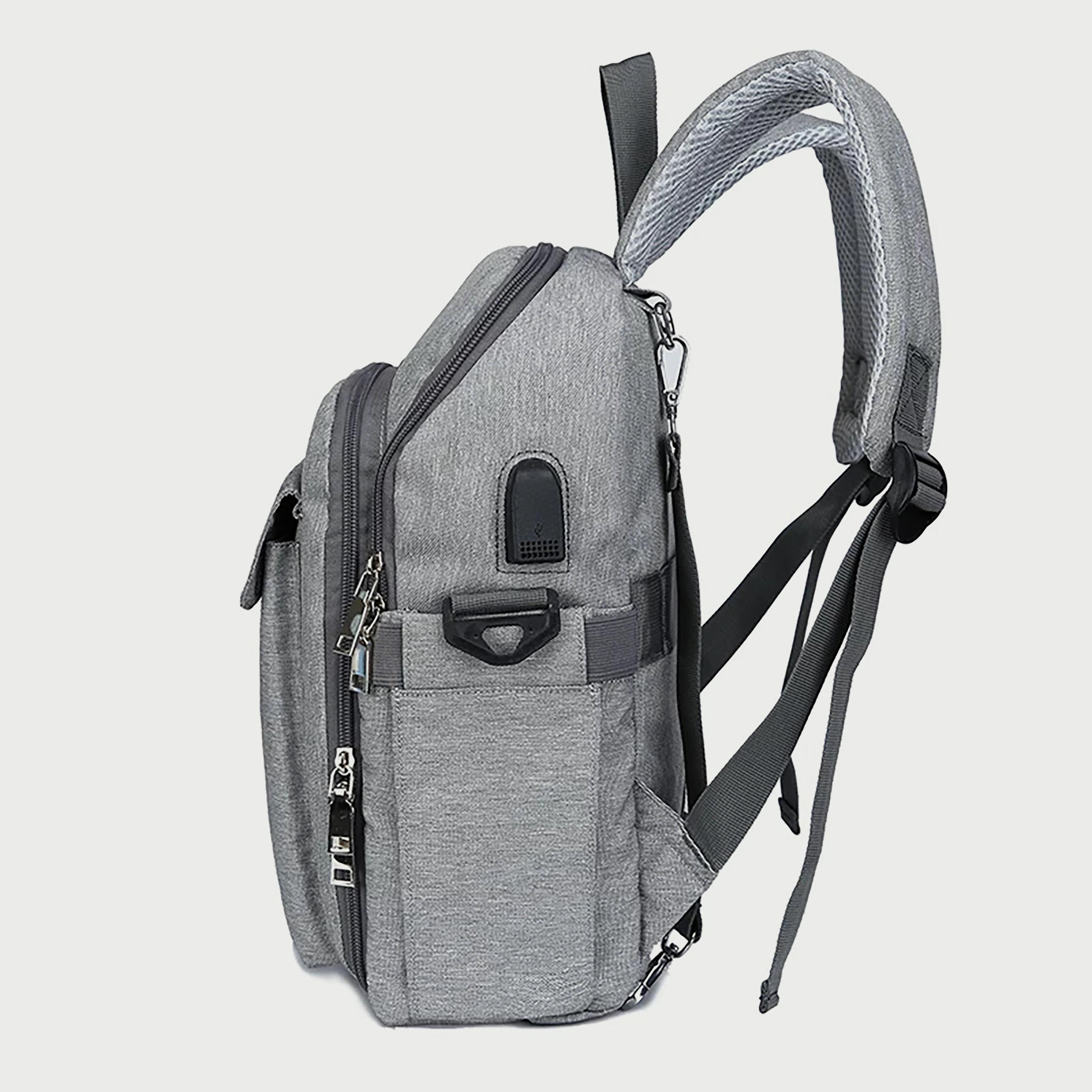 حقيبة  مامي من بيبي لاف، رمادي-baby-gear-diaperbags-image-4