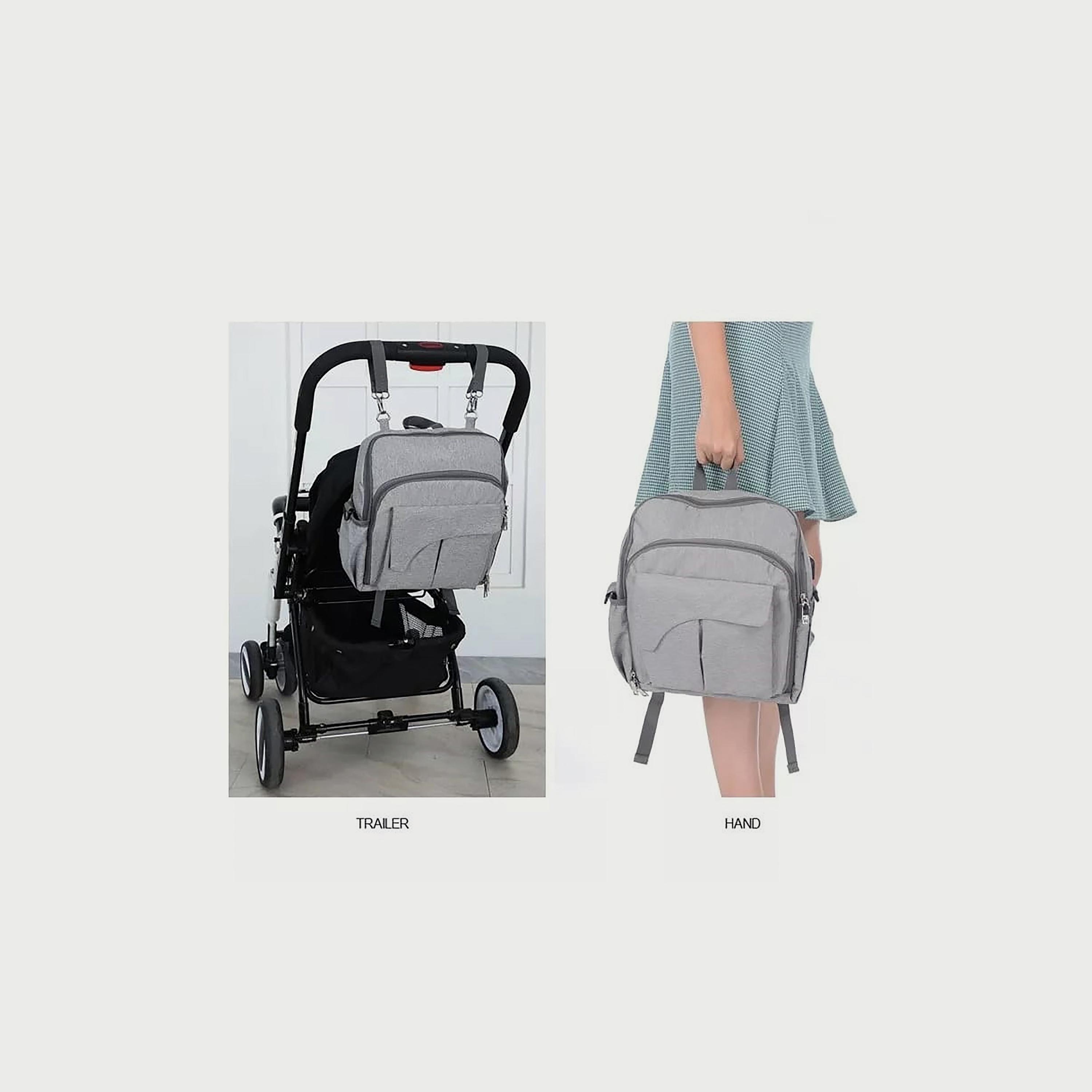 Babylove Mommy Nursing Bag, Grey-baby-diapering-diaperbags-image-2