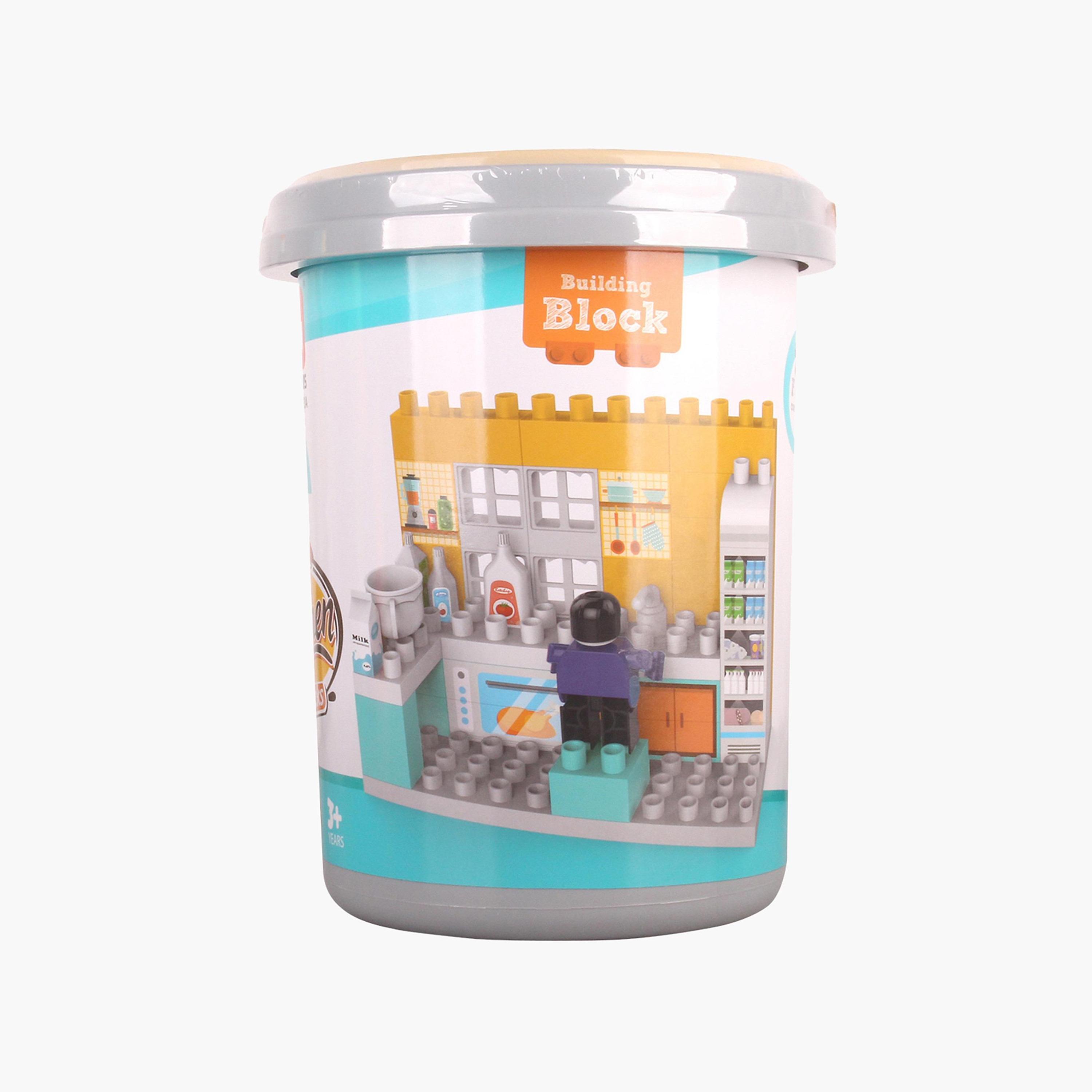 Hoda Way Kitchen Building Blocks Set - 46 Pieces-toys-buildingblocks-blocks-image-1