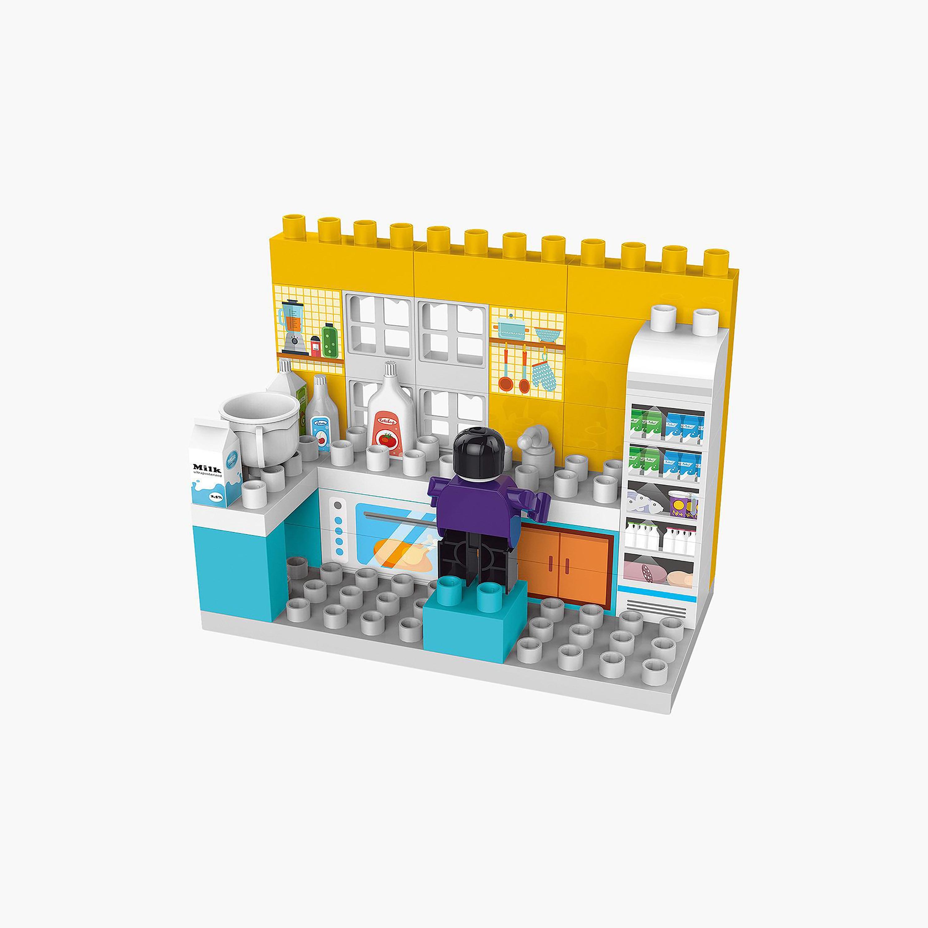 Hoda Way Kitchen Building Blocks Set - 46 Pieces-toys-buildingblocks-blocks-image-2