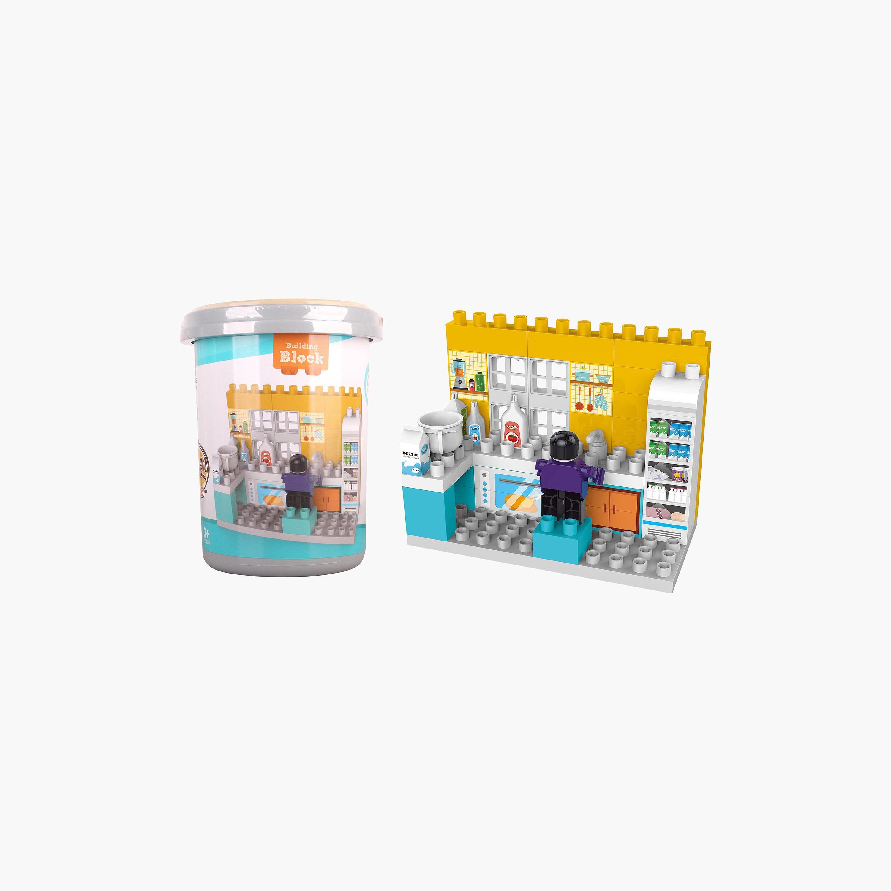 Hoda Way Kitchen Building Blocks Set - 46 Pieces-toys-buildingblocks-blocks-image-3