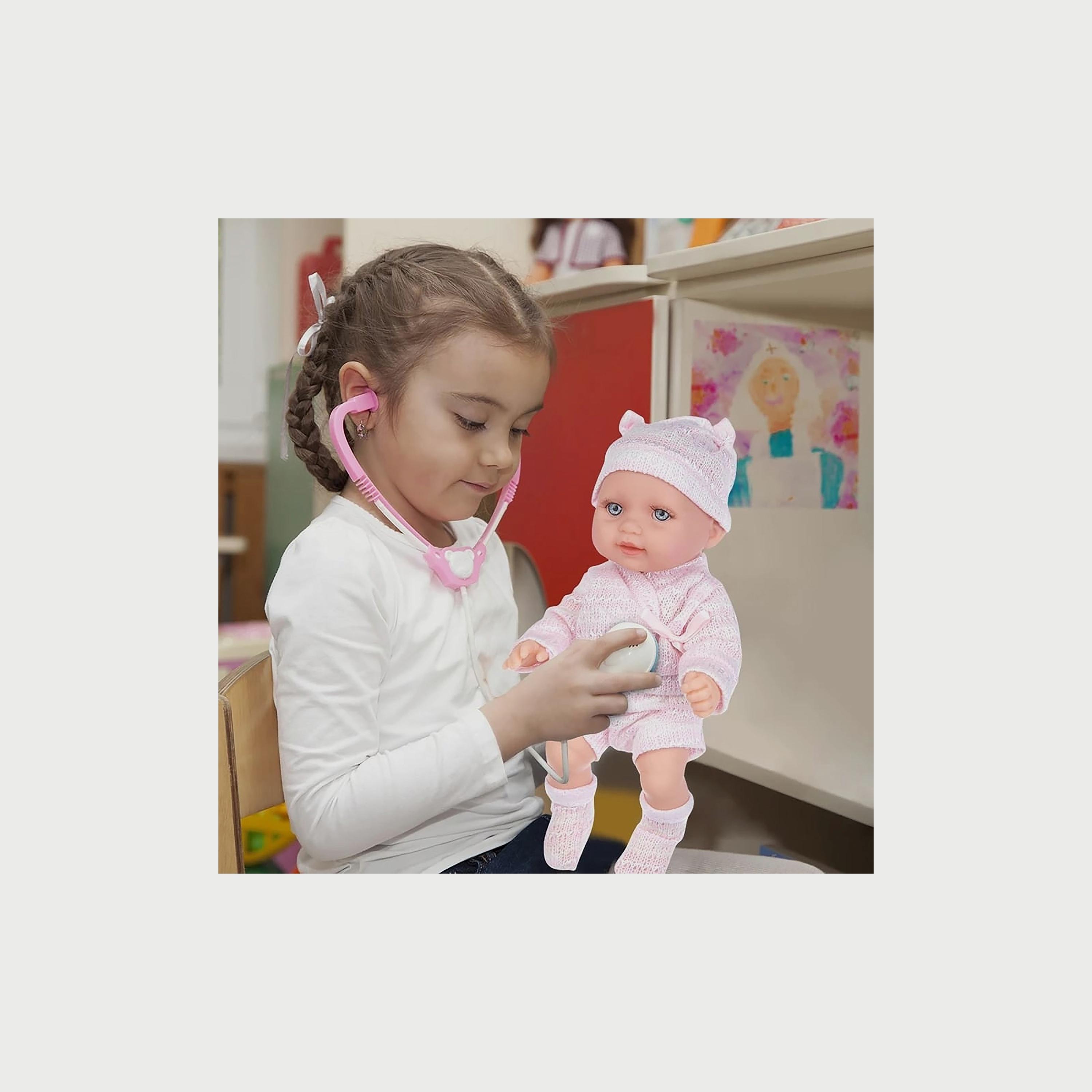 دمية بسمة 12 بوصة مع ملابس، بني-toys-dollsandplaysets-dolls-image-4