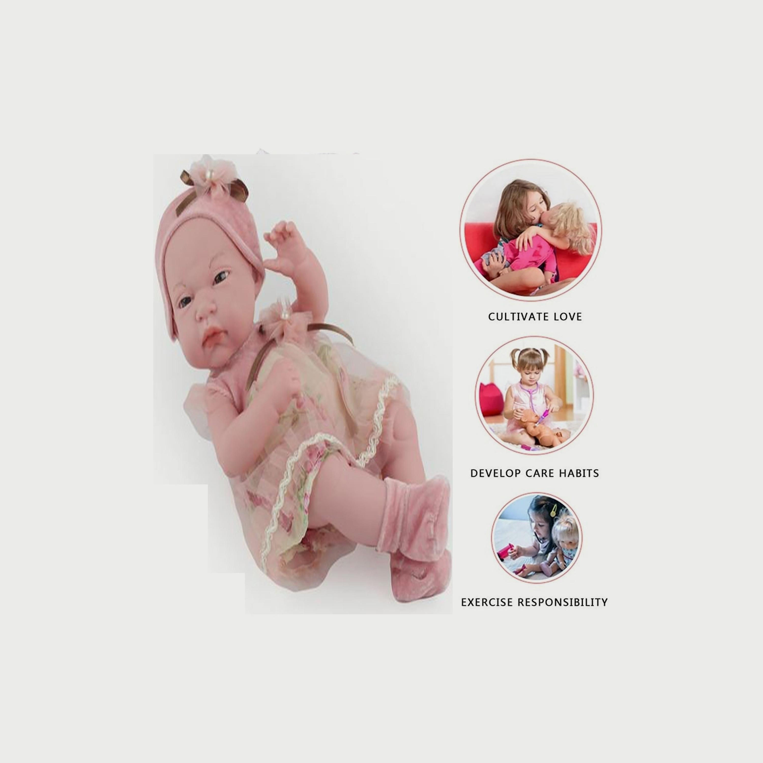 Basmah 12-Inch Doll With Clothes, Pink-toys-dollsandplaysets-dolls-image-4