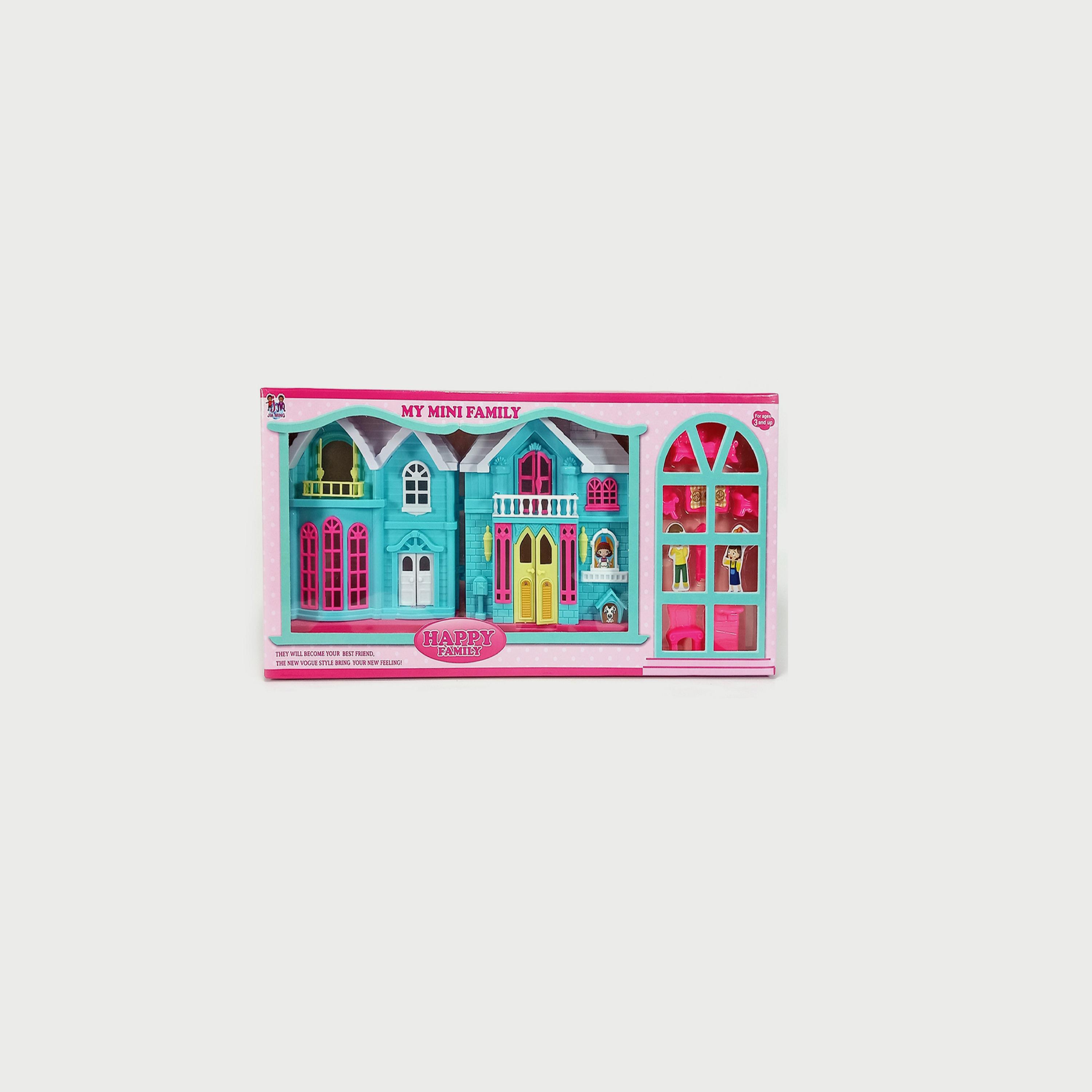 Basmah My Happy Family - Villa, Blue-toys-dollsandplaysets-dollhouses-image-2