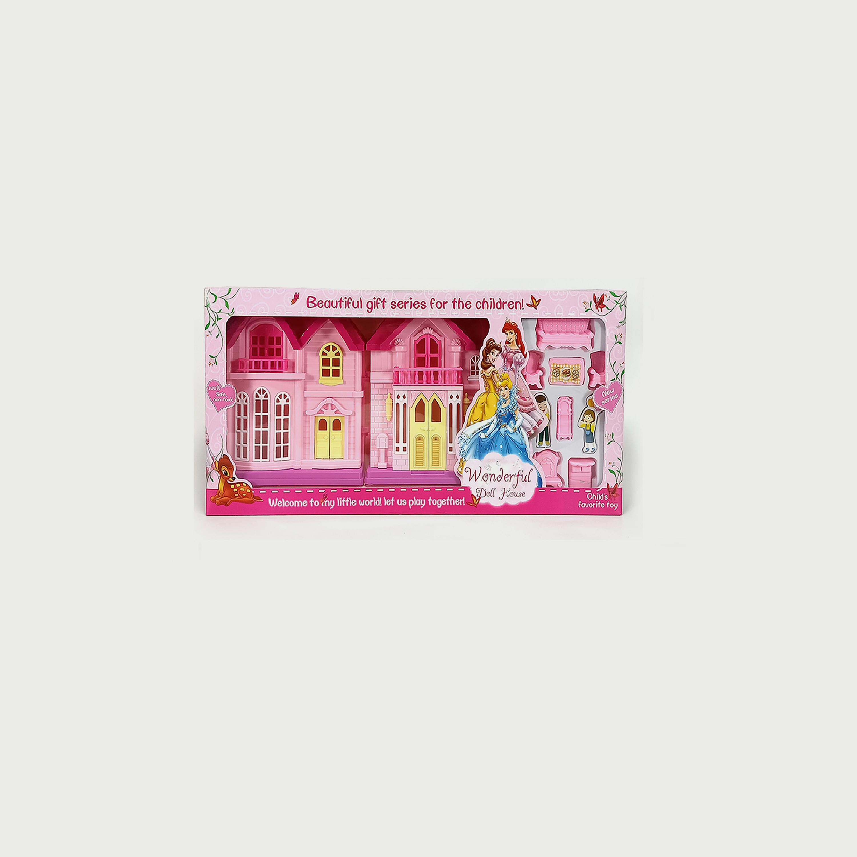 عائلتي السعيدة - فيلا بسمة، وردي-toys-dollsandplaysets-dollhouses-image-2