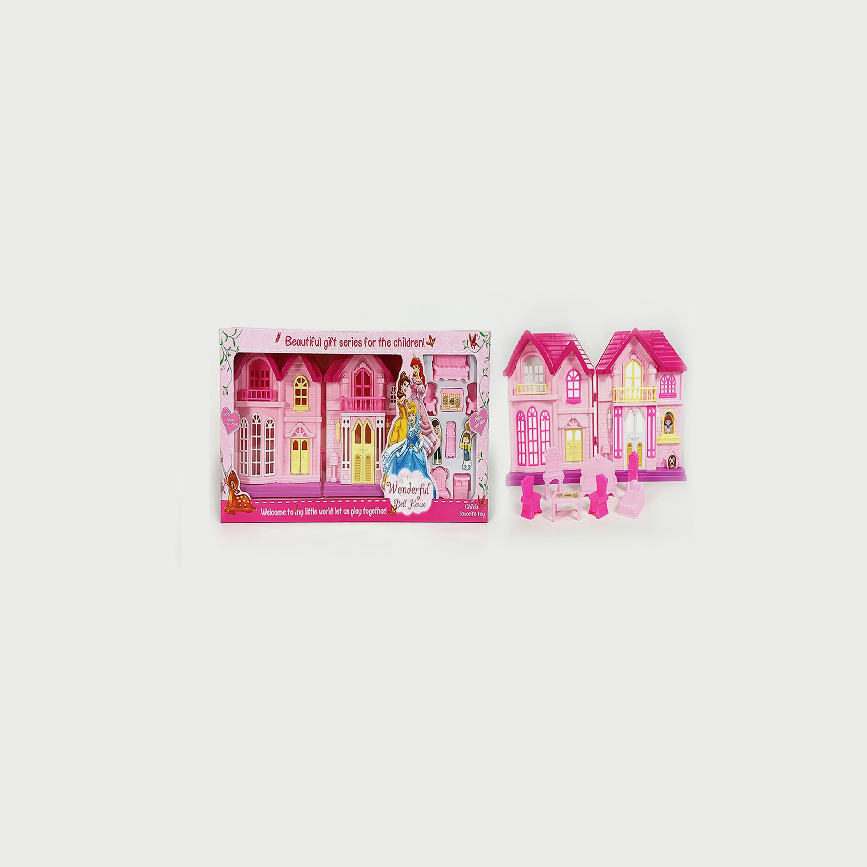 عائلتي السعيدة - فيلا بسمة، وردي-toys-dollsandplaysets-dollhouses-image-3