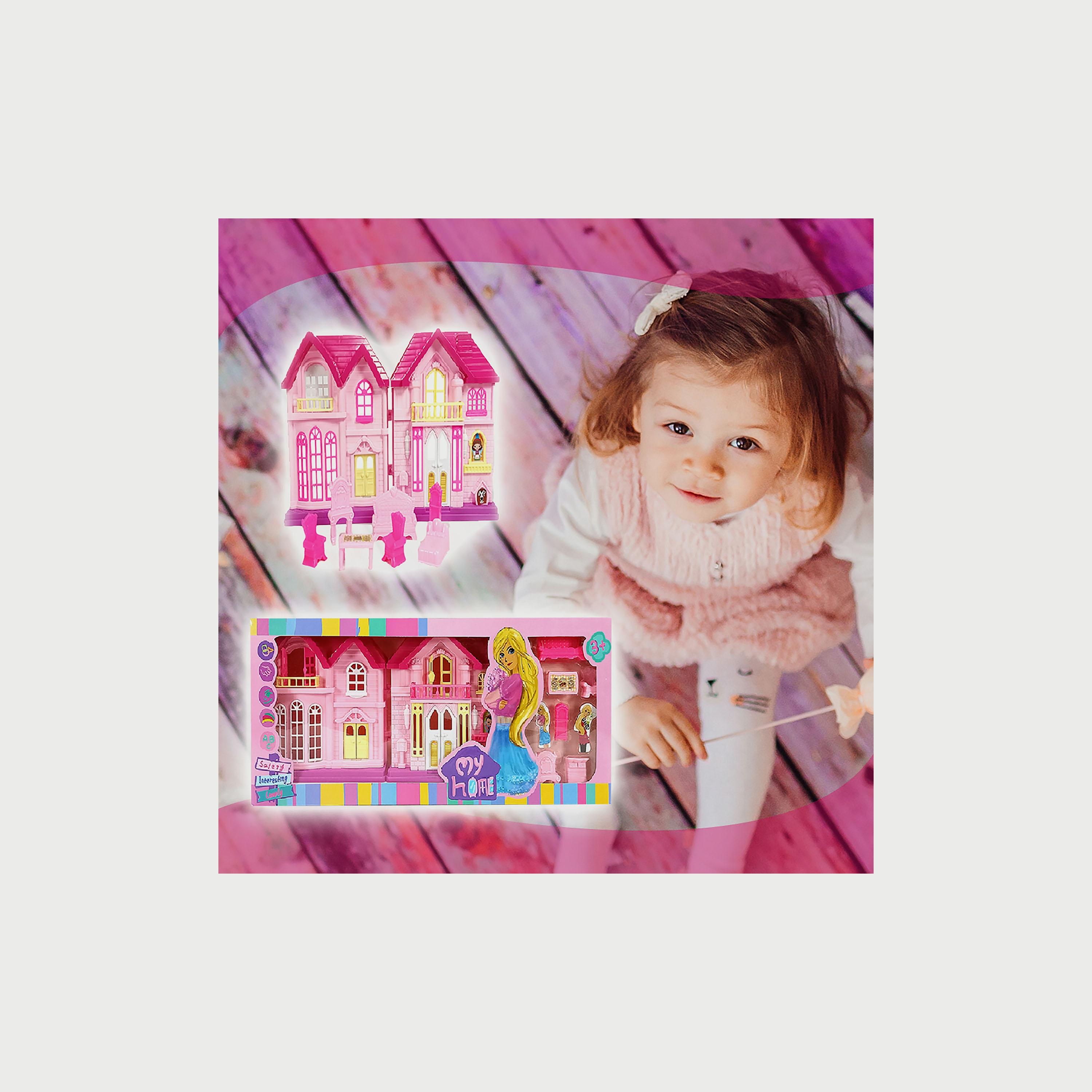 Basmah My Happy Family - Villa, Red-toys-dollsandplaysets-dollhouses-image-1