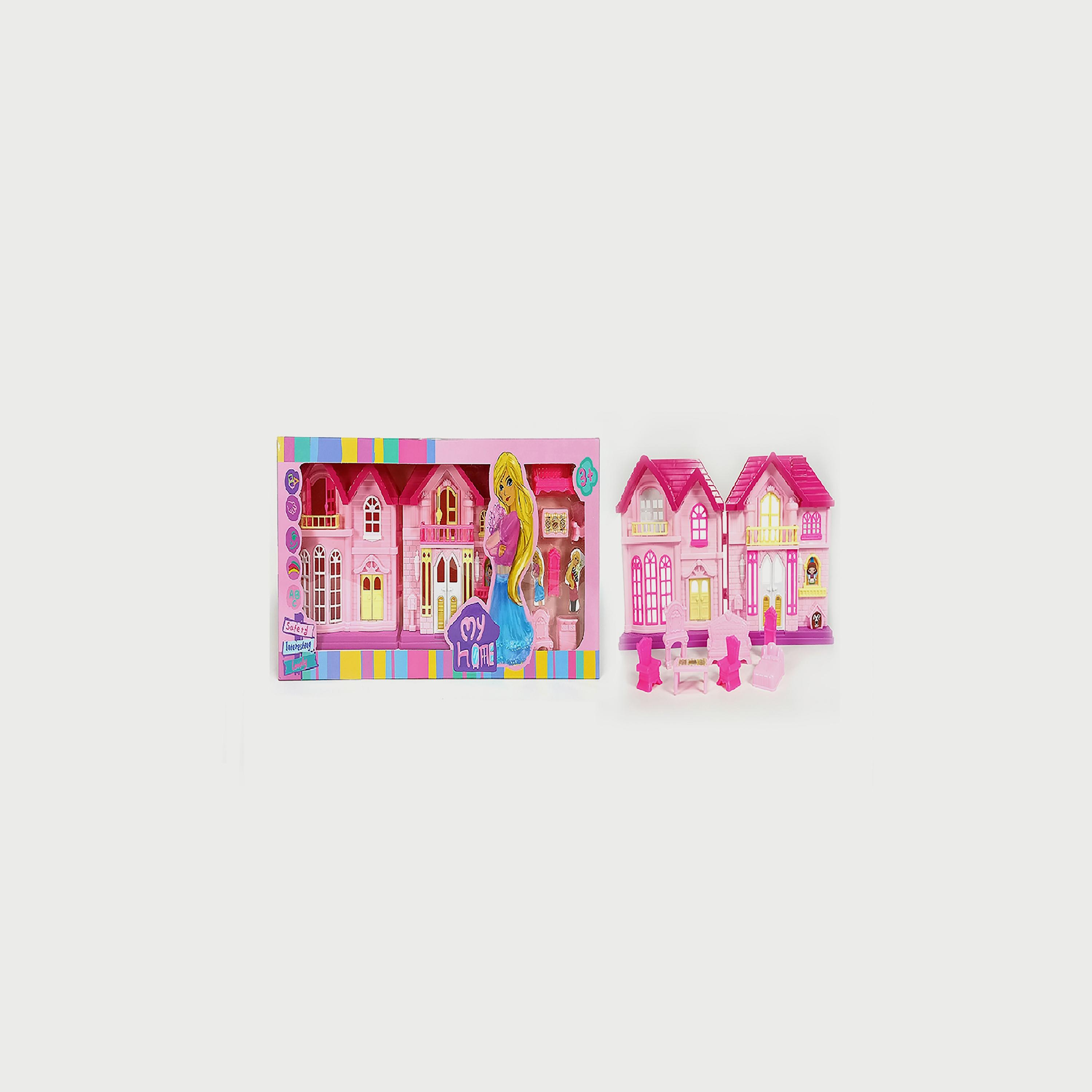 Basmah My Happy Family - Villa, Red-toys-dollsandplaysets-dollhouses-image-2