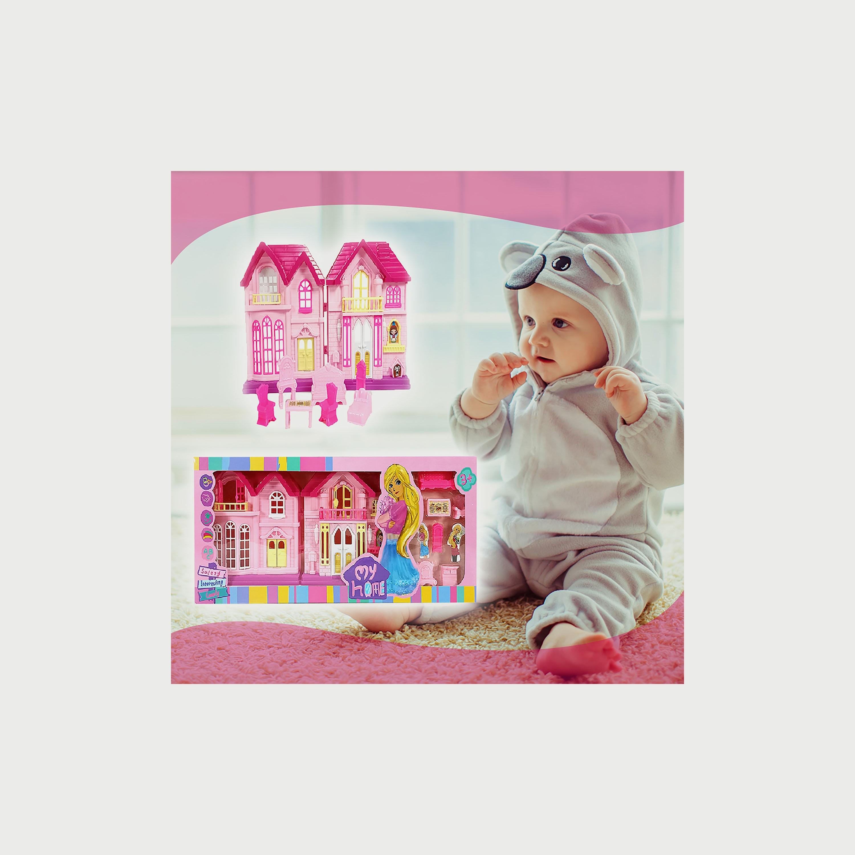 Basmah My Happy Family - Villa, Red-toys-dollsandplaysets-dollhouses-image-4