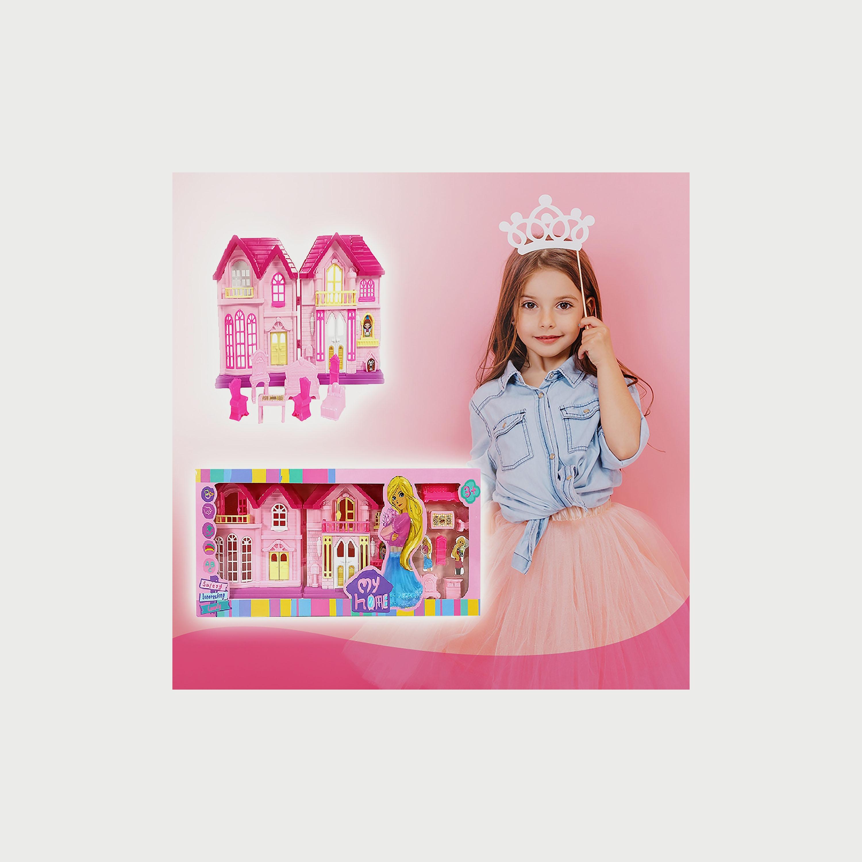Basmah My Happy Family - Villa, Red-toys-dollsandplaysets-dollhouses-image-5
