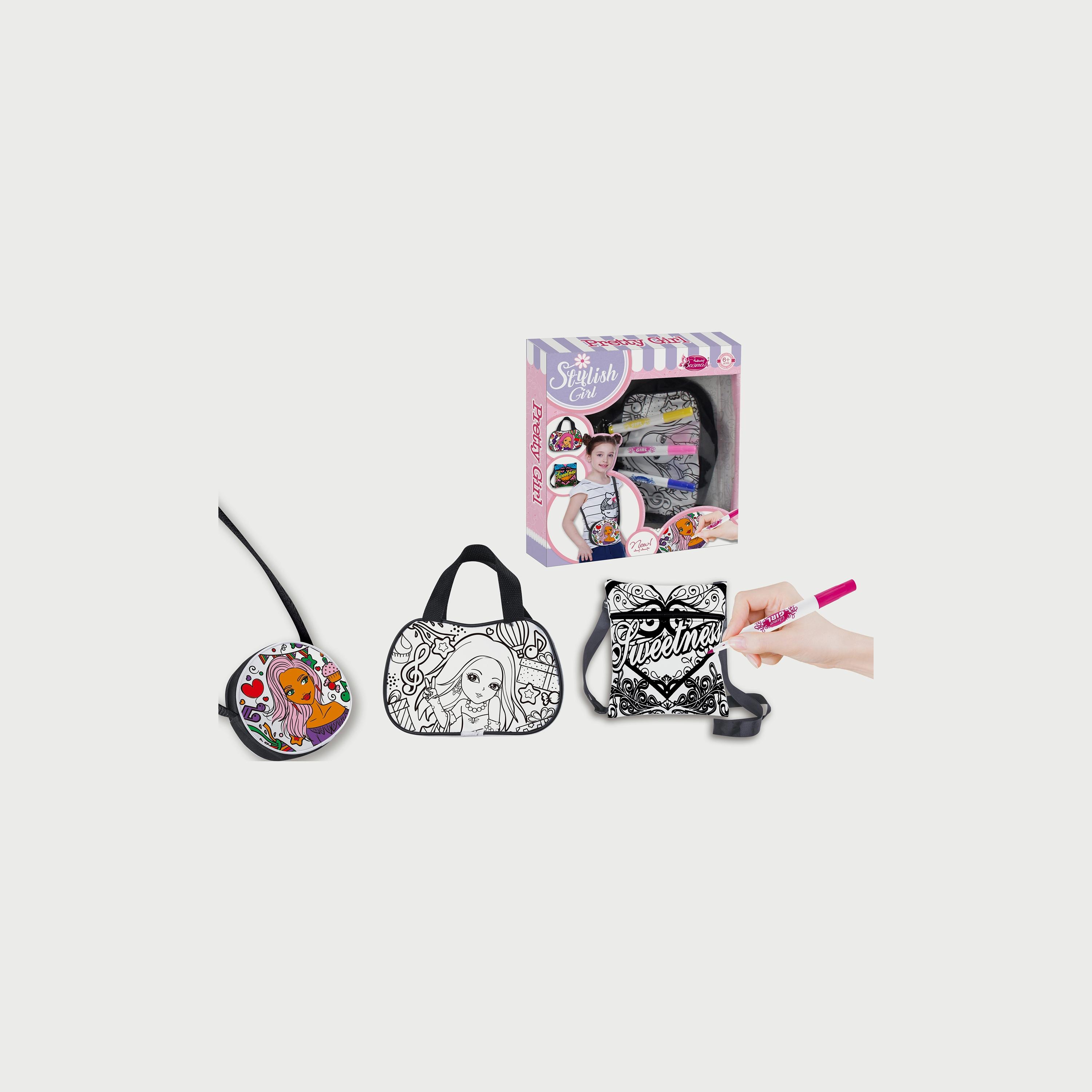Basmah Diy Color Drawing Bag-school-artsandcrafts-image-1