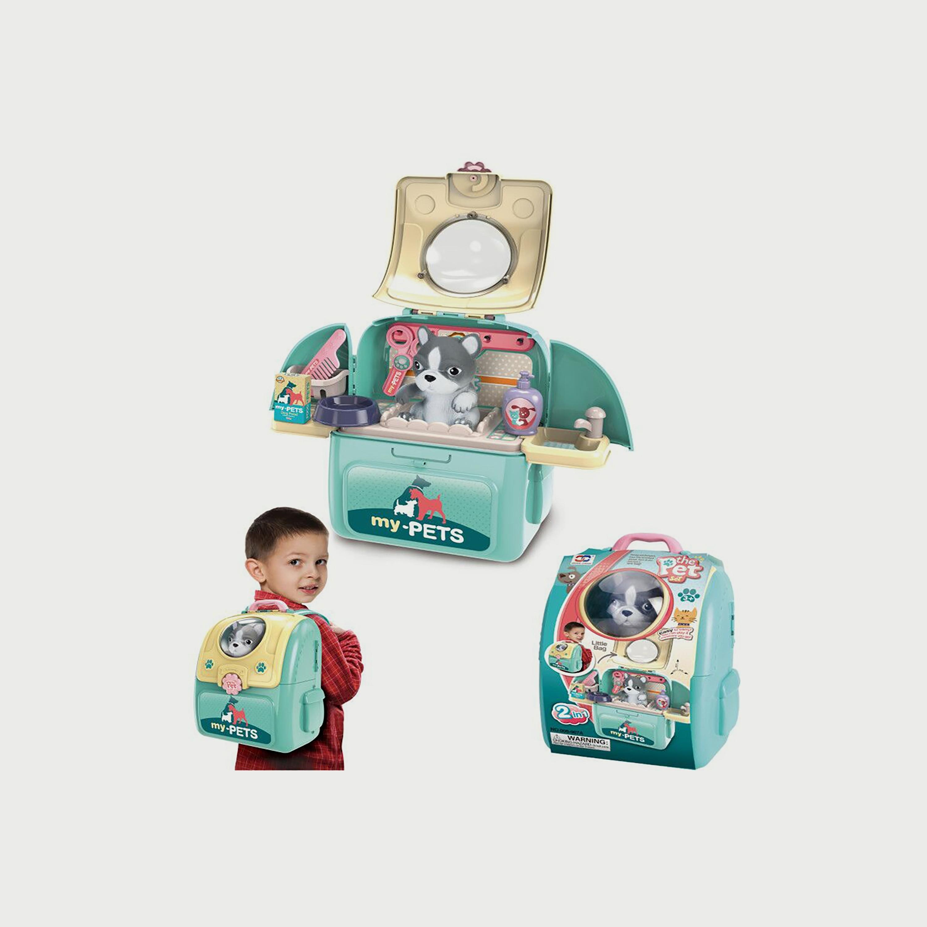 مجموعة بسمة للحيوانات الأليفة 2 في 1، كلب-toys-roleplay-petcareplaysets-image-1
