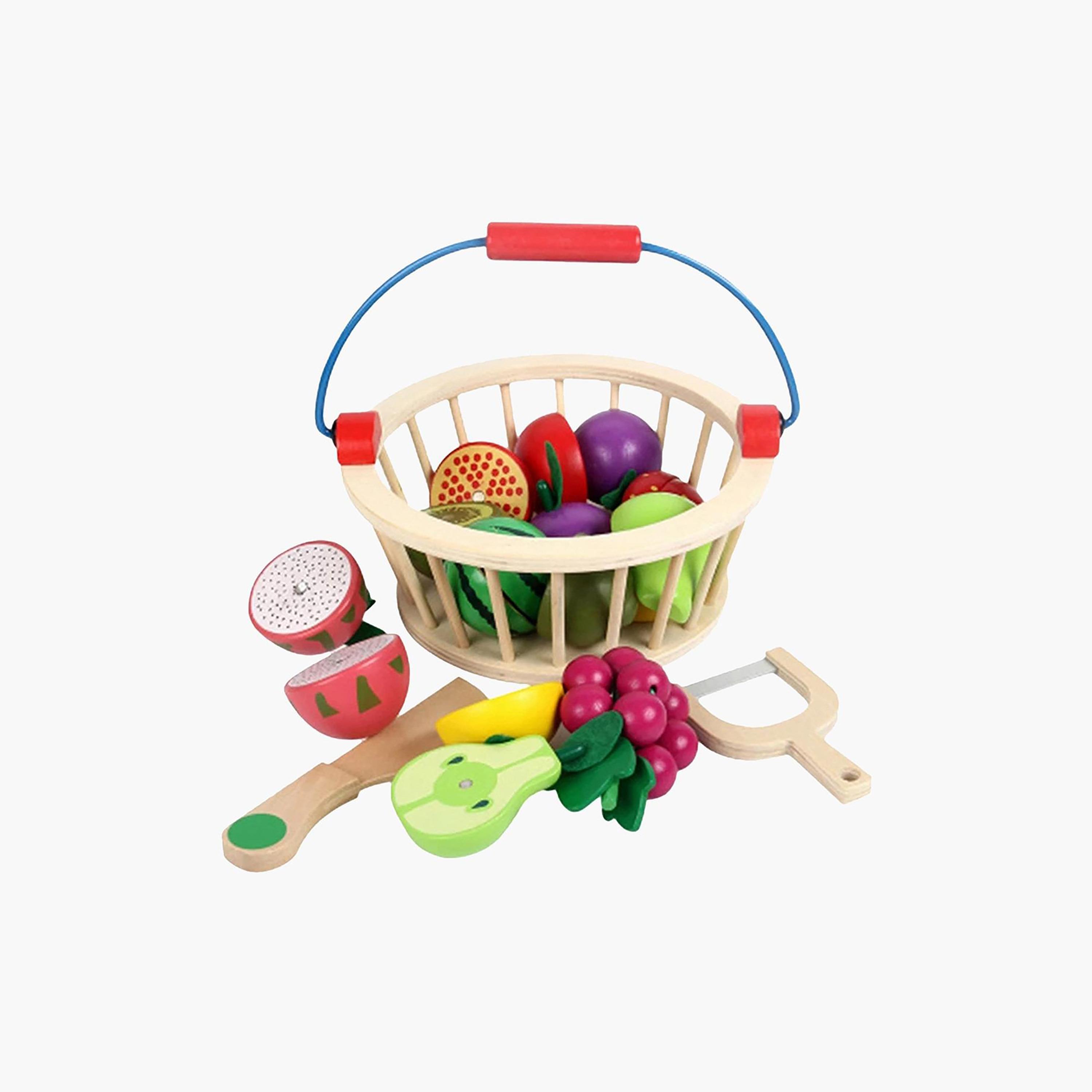 Basmah Wooden Fruits and Vegetable Basket Playset-toys-roleplay-playfoods-image-2