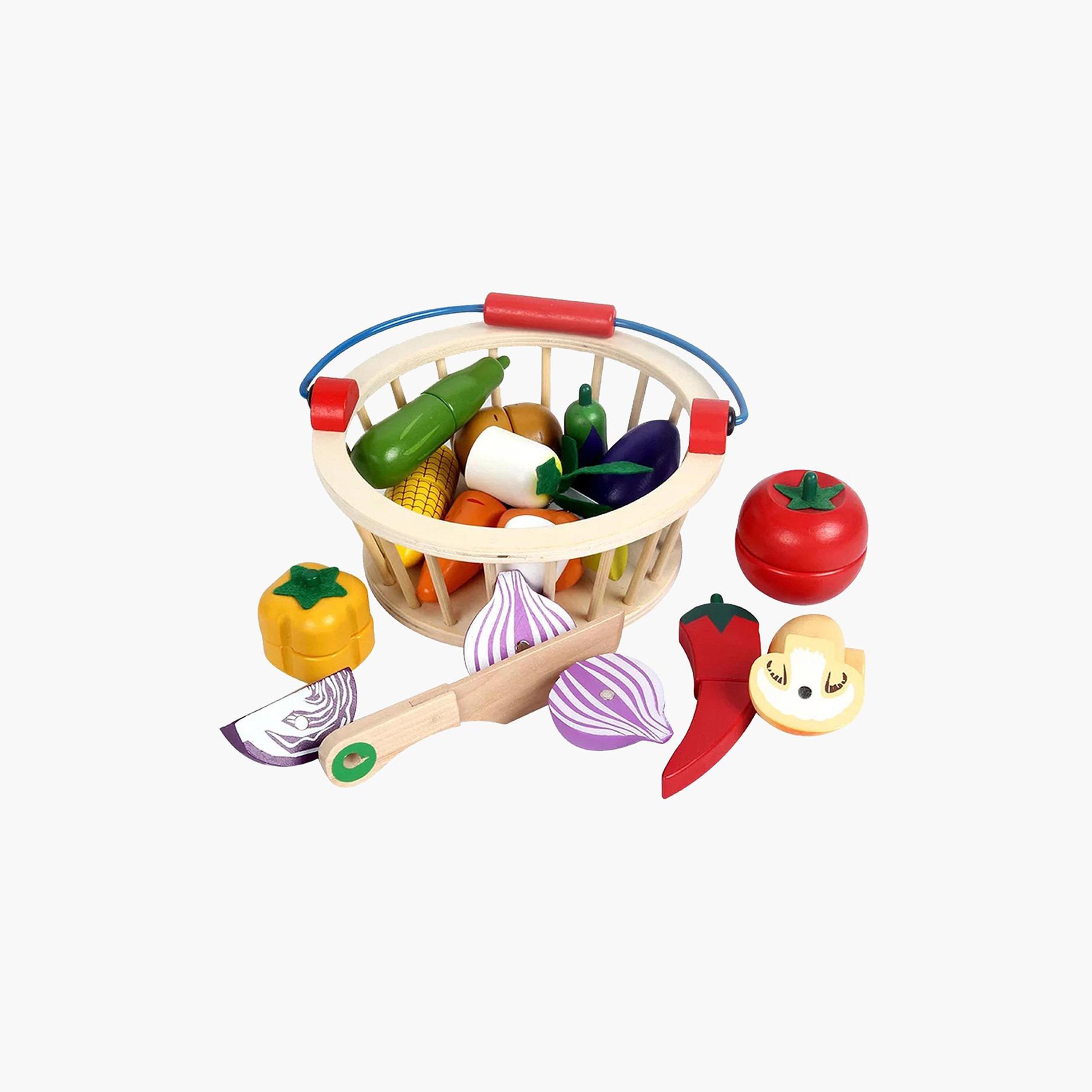 Basmah Wooden Fruits and Vegetable Basket Playset-toys-roleplay-playfoods-image-5
