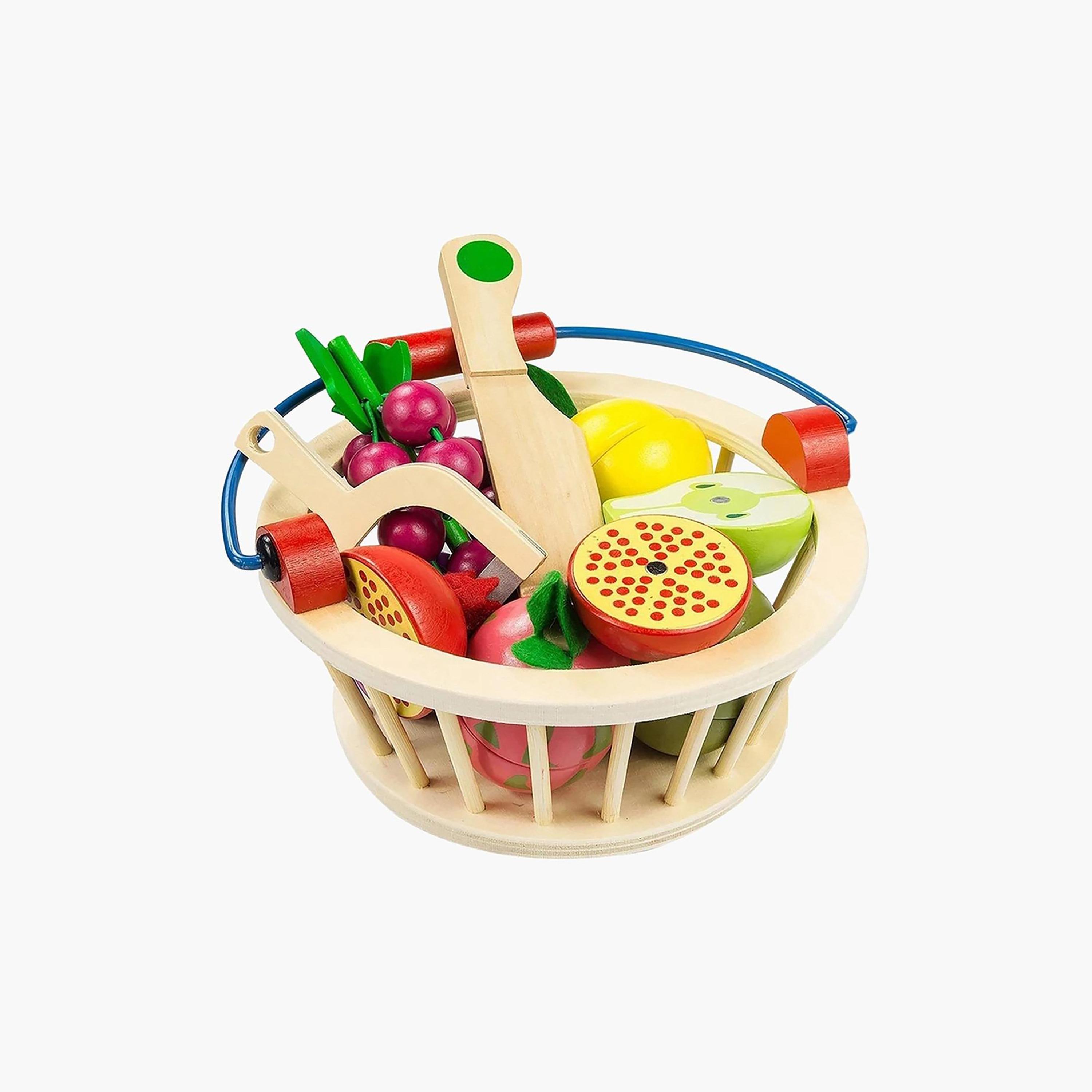 Basmah Wooden Fruit and Vegetable Playset with Basket-toys-roleplay-playfoods-image-2