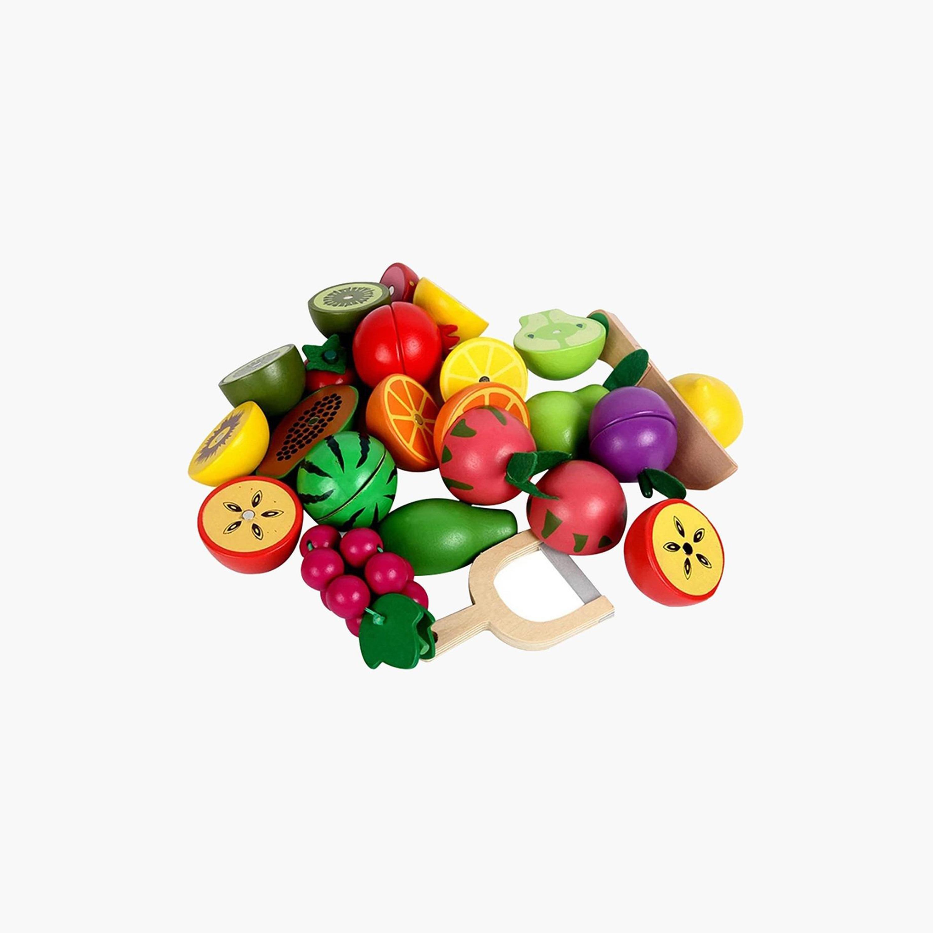 Basmah Wooden Fruit and Vegetable Playset with Basket-toys-roleplay-playfoods-image-3