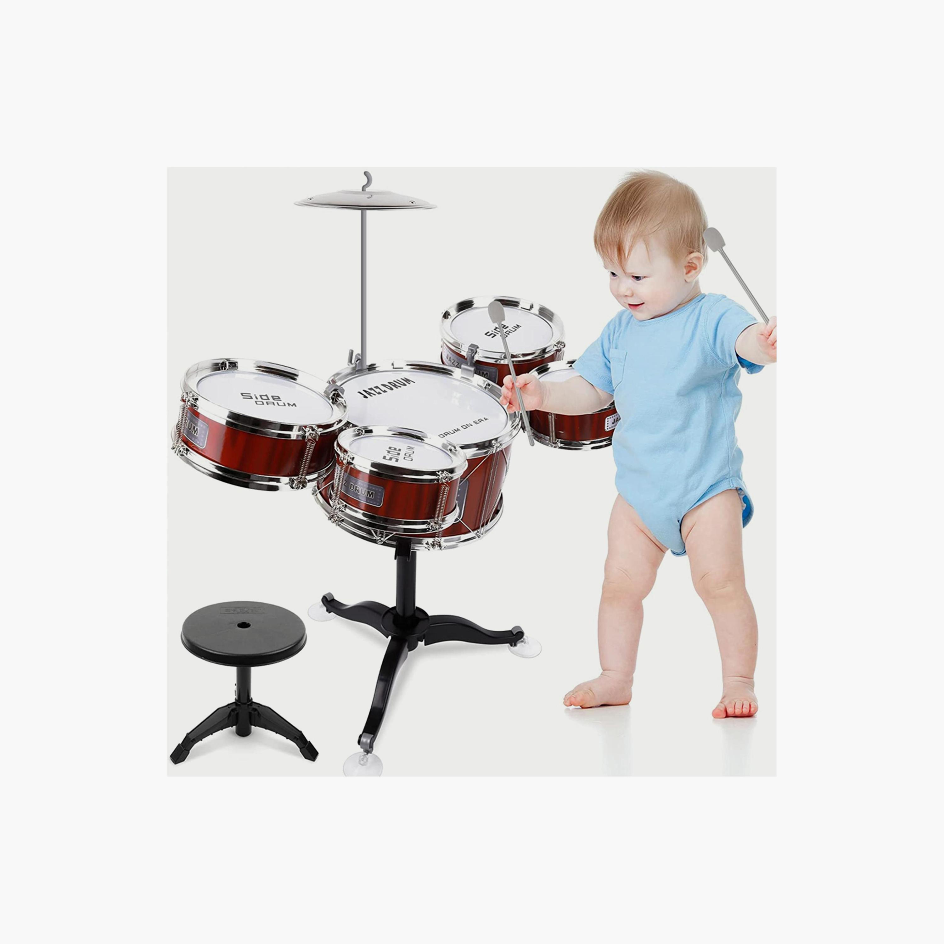 طبول موسيقي جاز من فاميلي سنتر-toys-educational-musicaltoys-image-1
