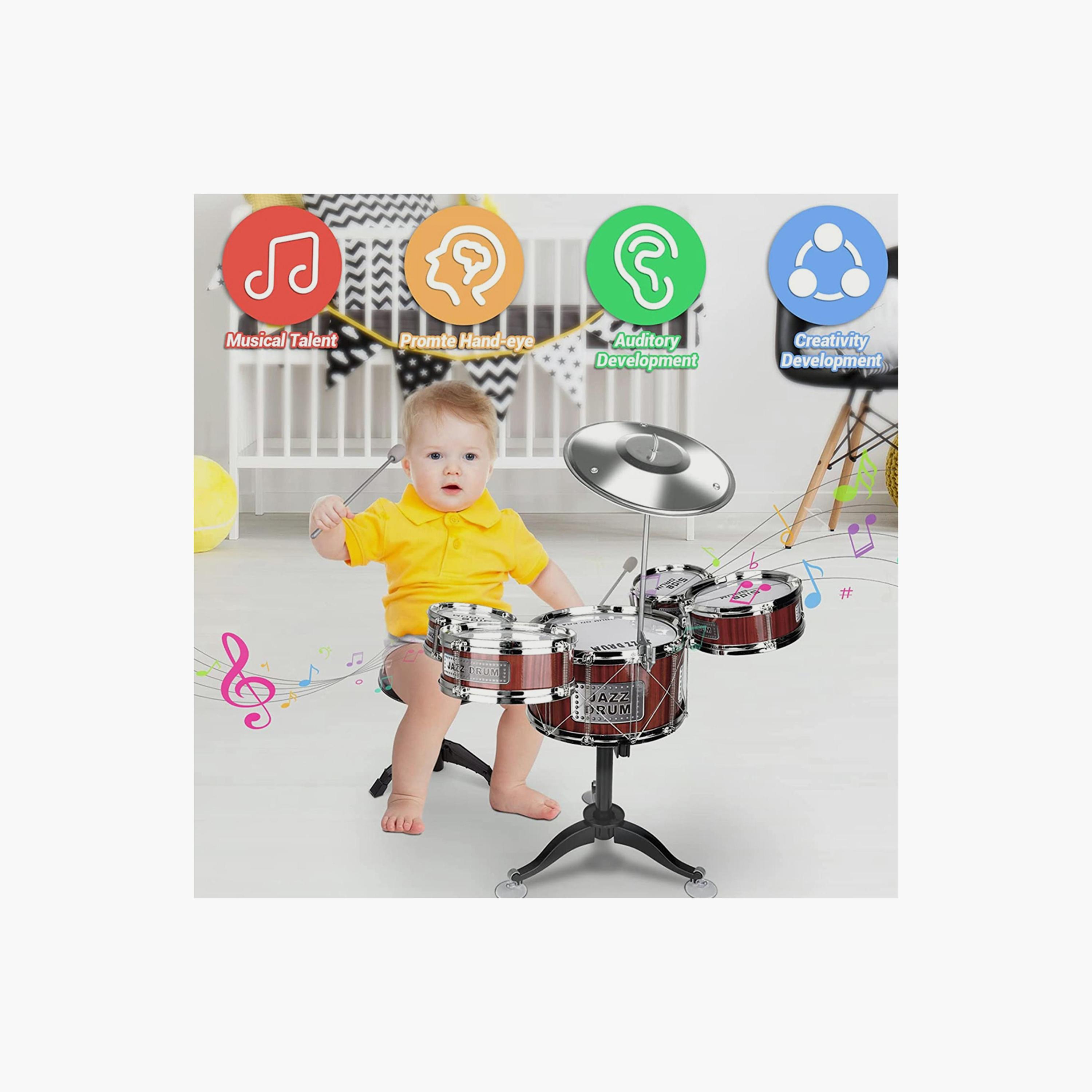 طبول موسيقي جاز من فاميلي سنتر-toys-educational-musicaltoys-image-4